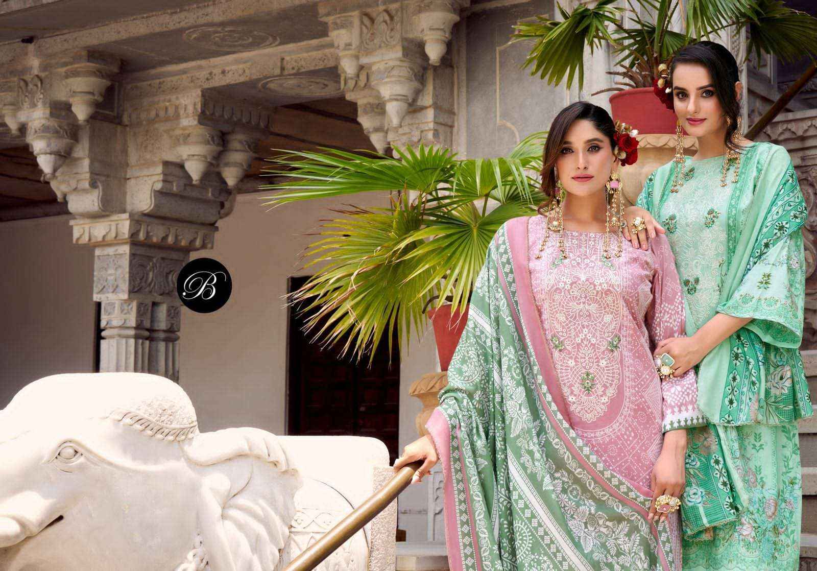 Belliza Naira Vol 118 Premium Designs Cotton Suit Wholesale Price ( 8 Pcs Catalog )