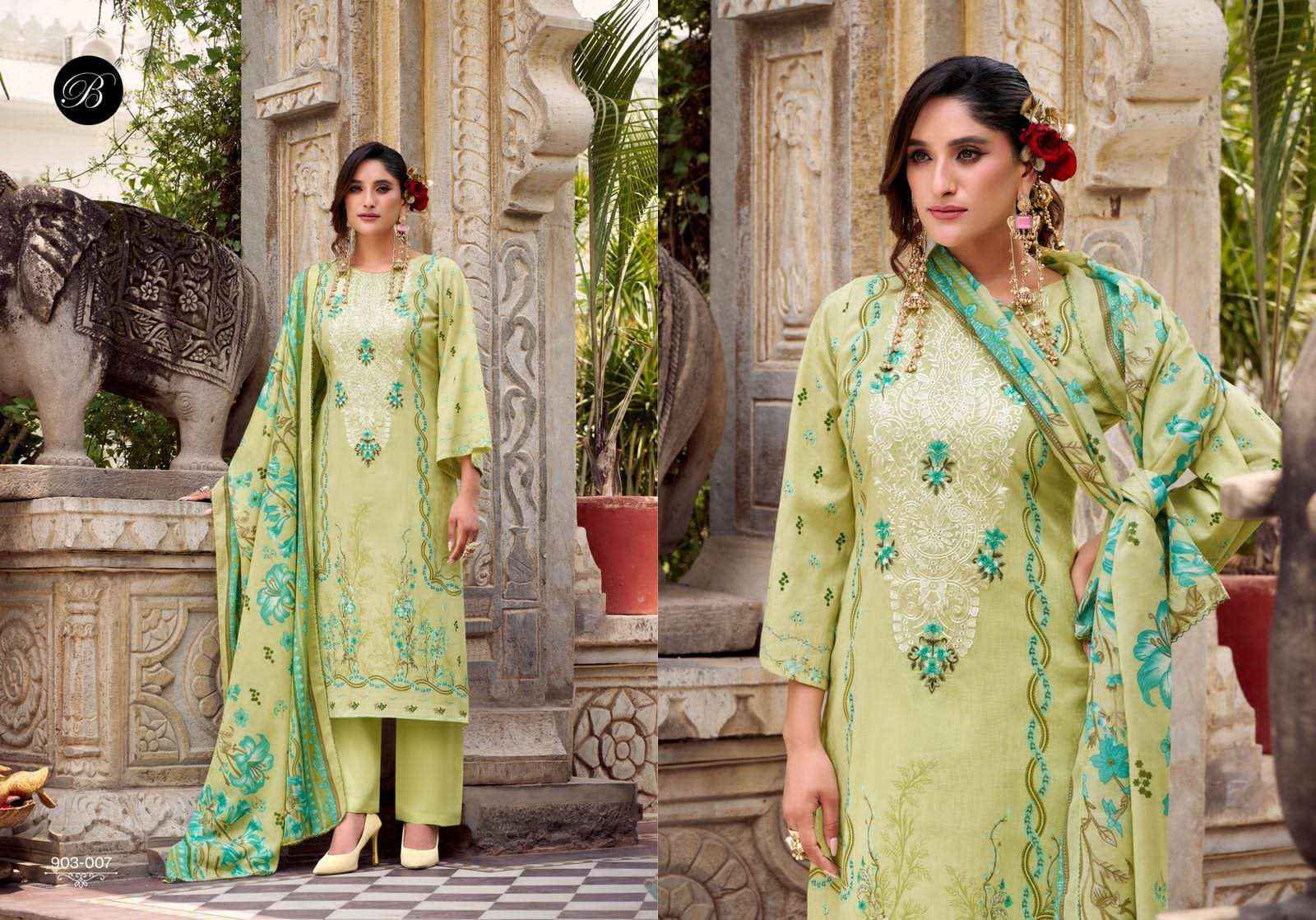 Belliza Naira Vol 118 Premium Designs Cotton Suit Wholesale Price ( 8 Pcs Catalog )