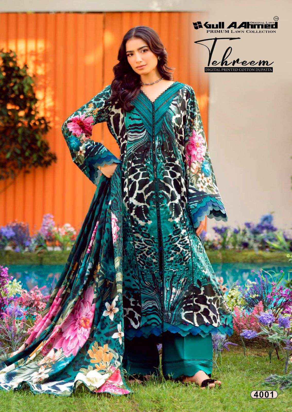 Gull Aahmed Tehreem Vol-4 Lawn Cotton Dress Material Wholesale Surat