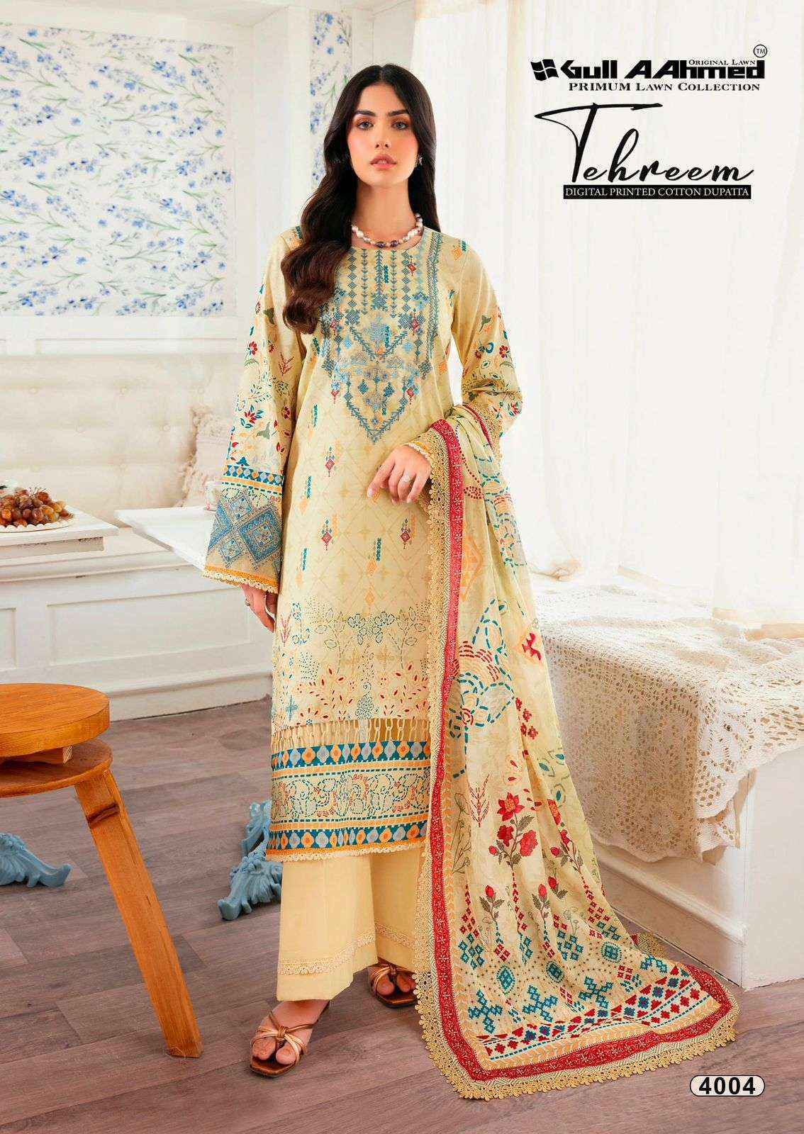 Gull Aahmed Tehreem Vol-4 Lawn Cotton Dress Material Wholesale Surat