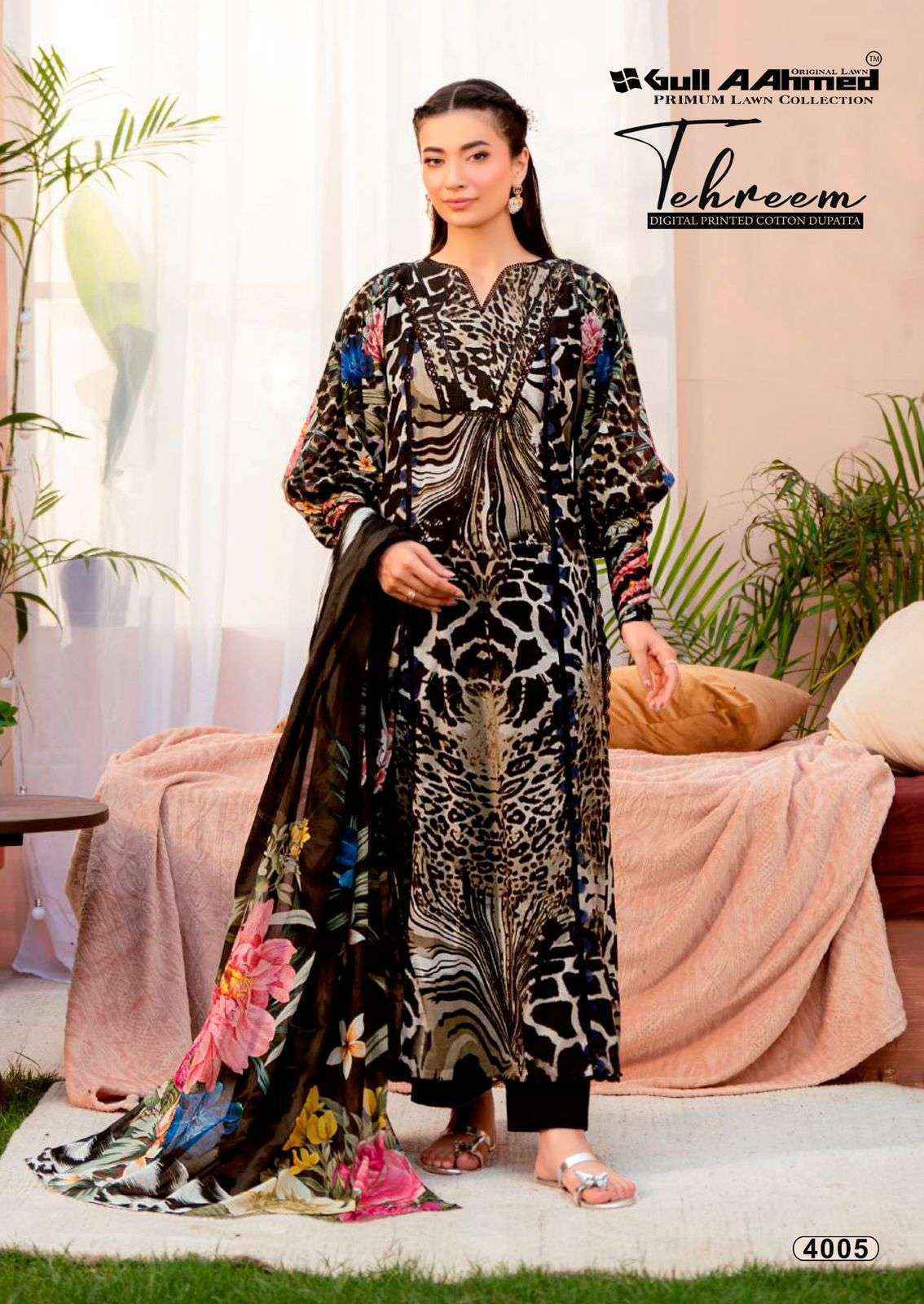 Gull Aahmed Tehreem Vol-4 Lawn Cotton Dress Material Wholesale Surat