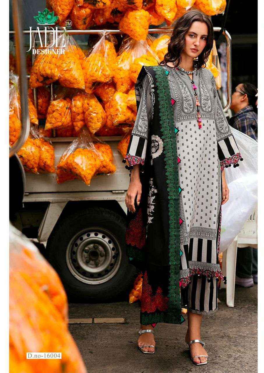 Jade Crimsons Vol 16 Cambric Cotton Dress Material Wholesale Price ( 6 Pcs Catalog )