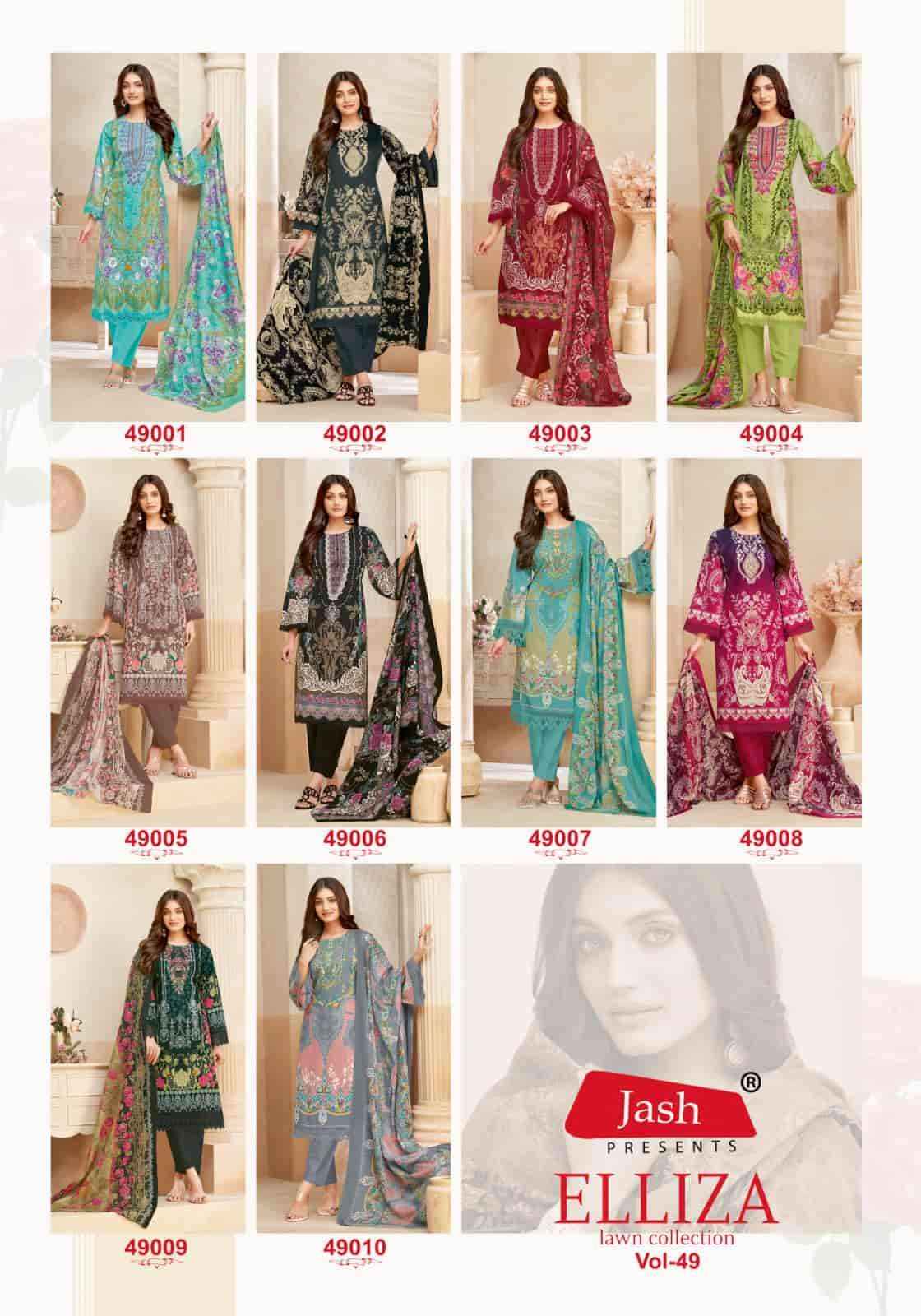 Jash Elliza Vol 49 Pure Cotton Dress Material Wholesale Price ( 10 Pcs Catalog )