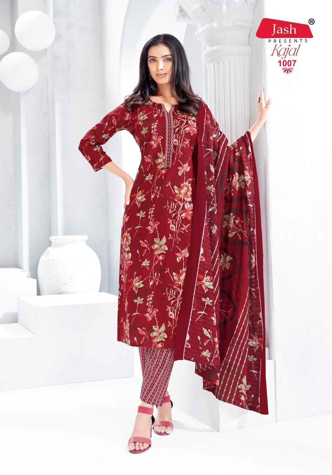 Jash Kajal Vol 1 Cotton Kurti Combo Set Wholesale Price ( 10 Pcs Catalog )