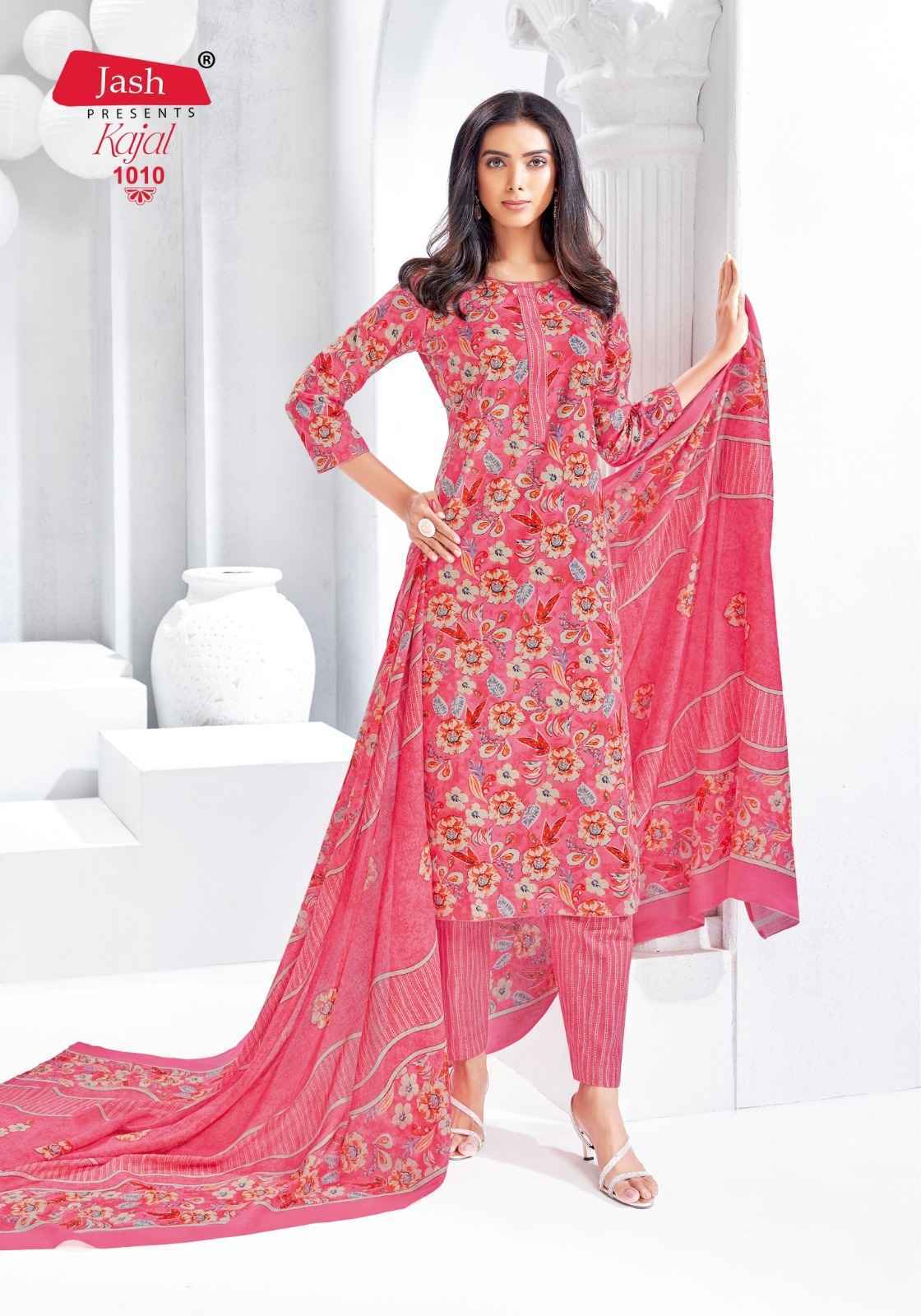 Jash Kajal Vol 1 Cotton Kurti Combo Set Wholesale Price ( 10 Pcs Catalog )