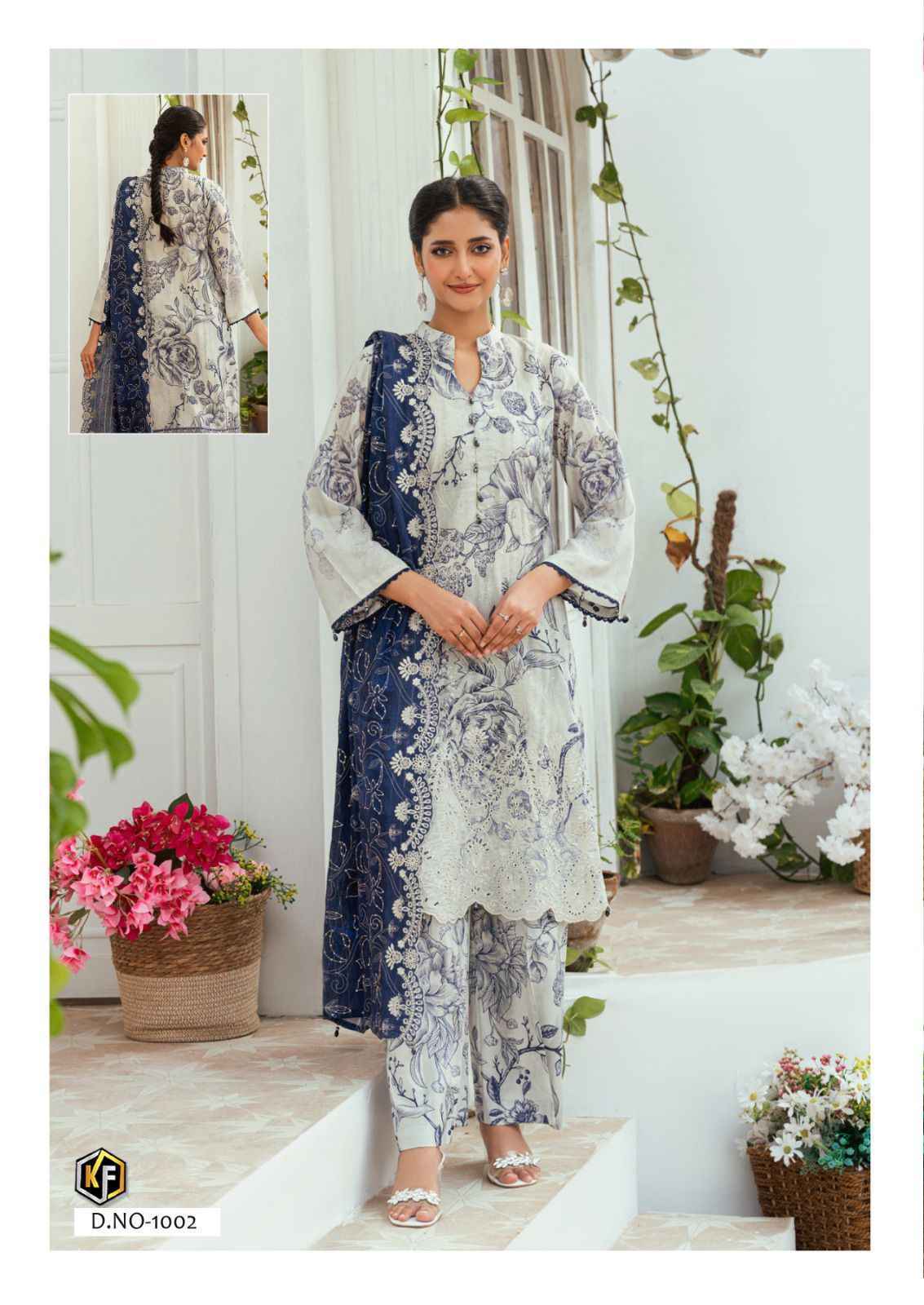 cotton dress price Keval Fab Elaya Vol 1 Lawn Cotton Dress Material 6 pcs Catalogue