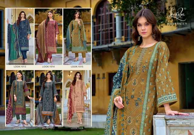 Levisha Madhubala Vol 9 Lawn Cotton Dress Material Wholesale Price ( 6 Pcs Catalog )