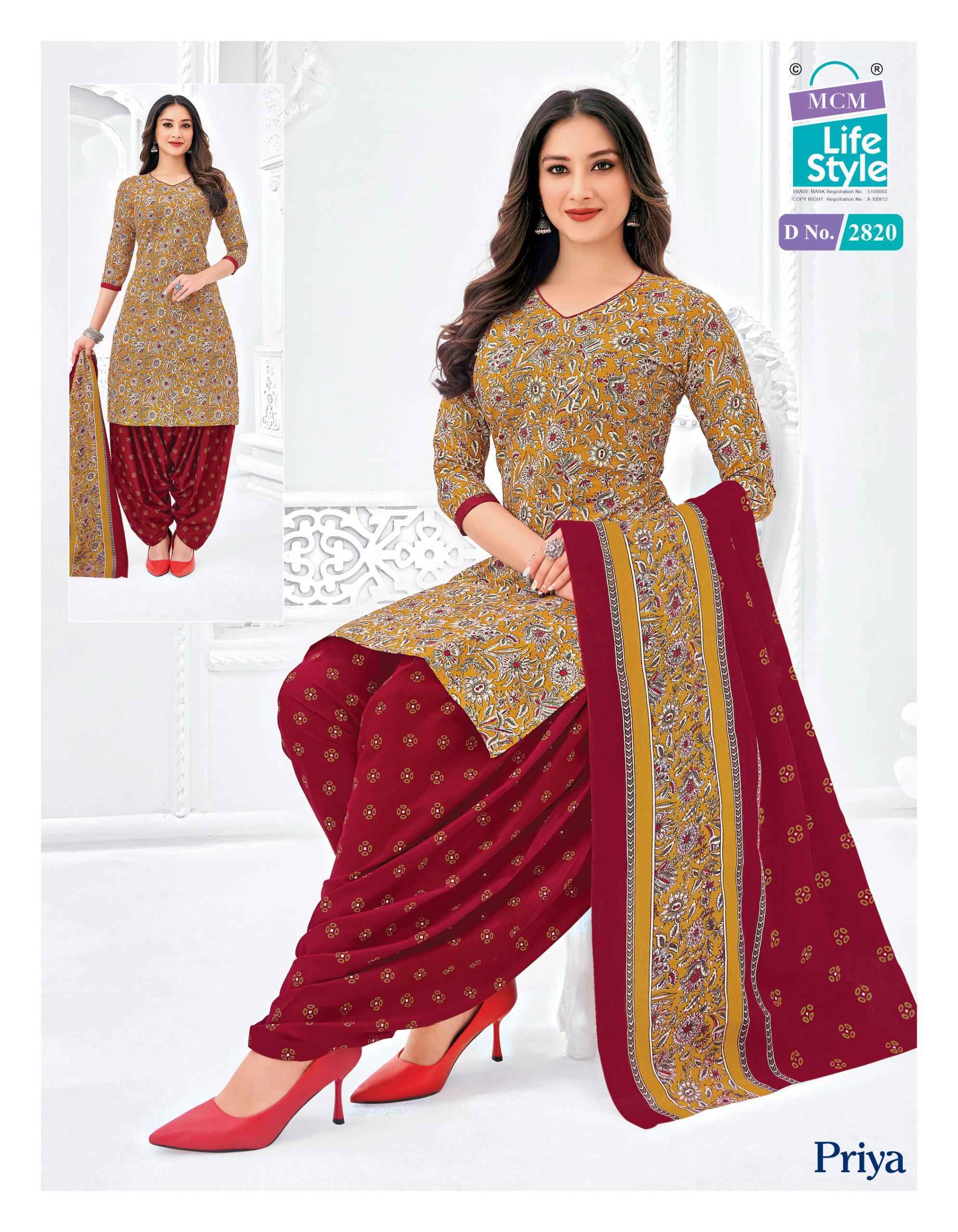 MCM Lifestyle Priya Vol 28 Readymade Cotton Dress Wholesale Price ( 24 Pcs Catalog )