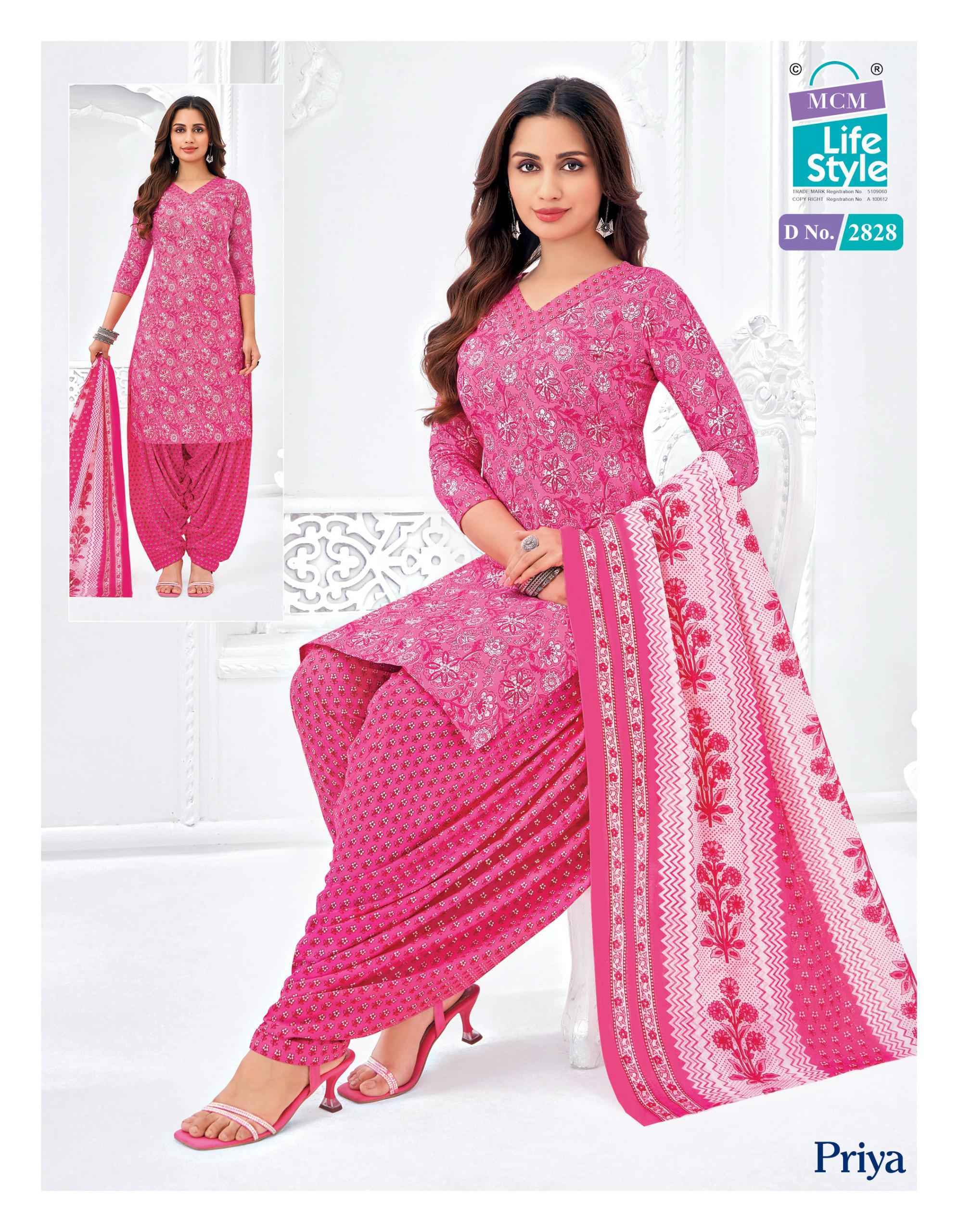 MCM Lifestyle Priya Vol 28 Readymade Cotton Dress Wholesale Price ( 24 Pcs Catalog )