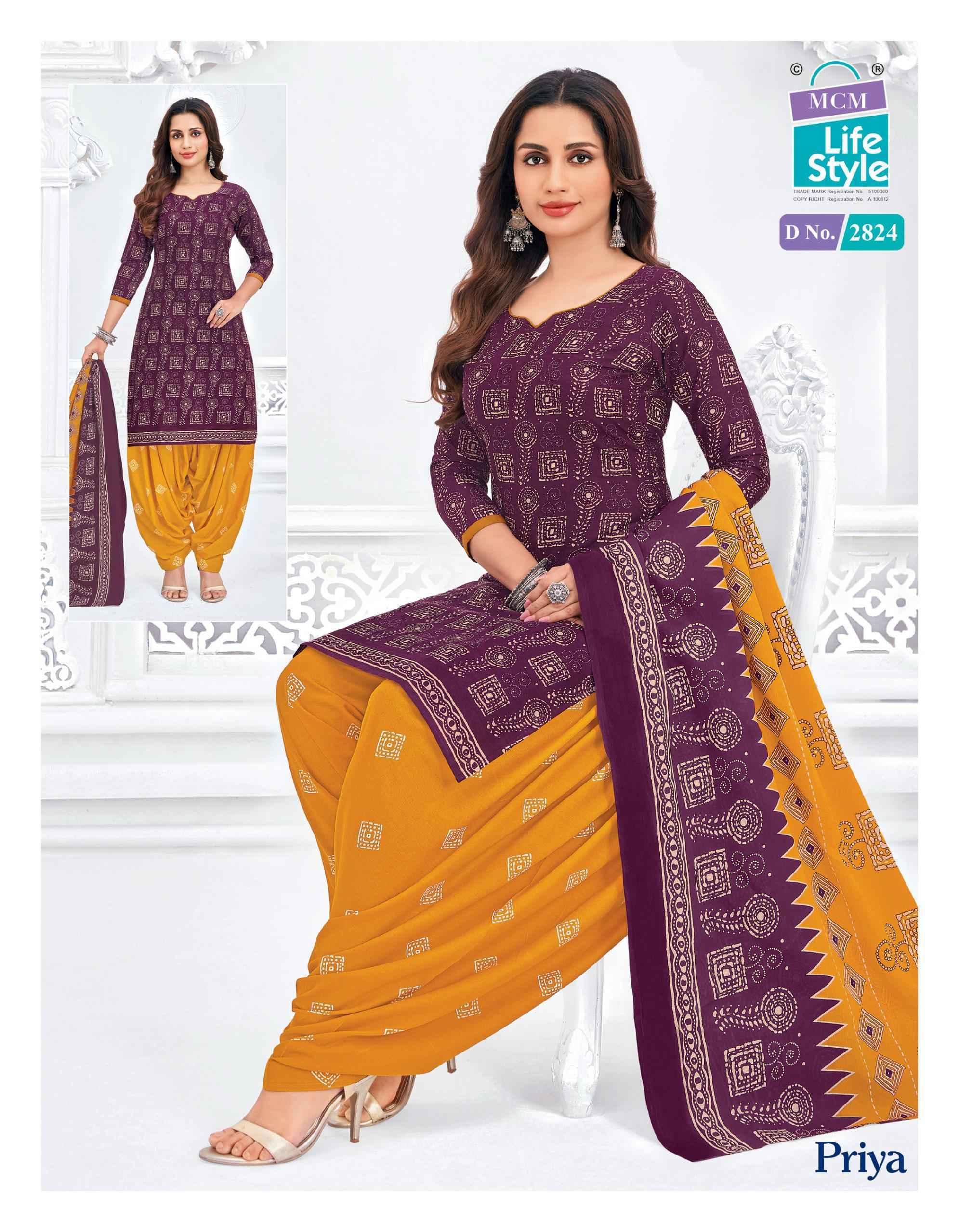 MCM Lifestyle Priya Vol 28 Readymade Cotton Dress Wholesale Price ( 24 Pcs Catalog )