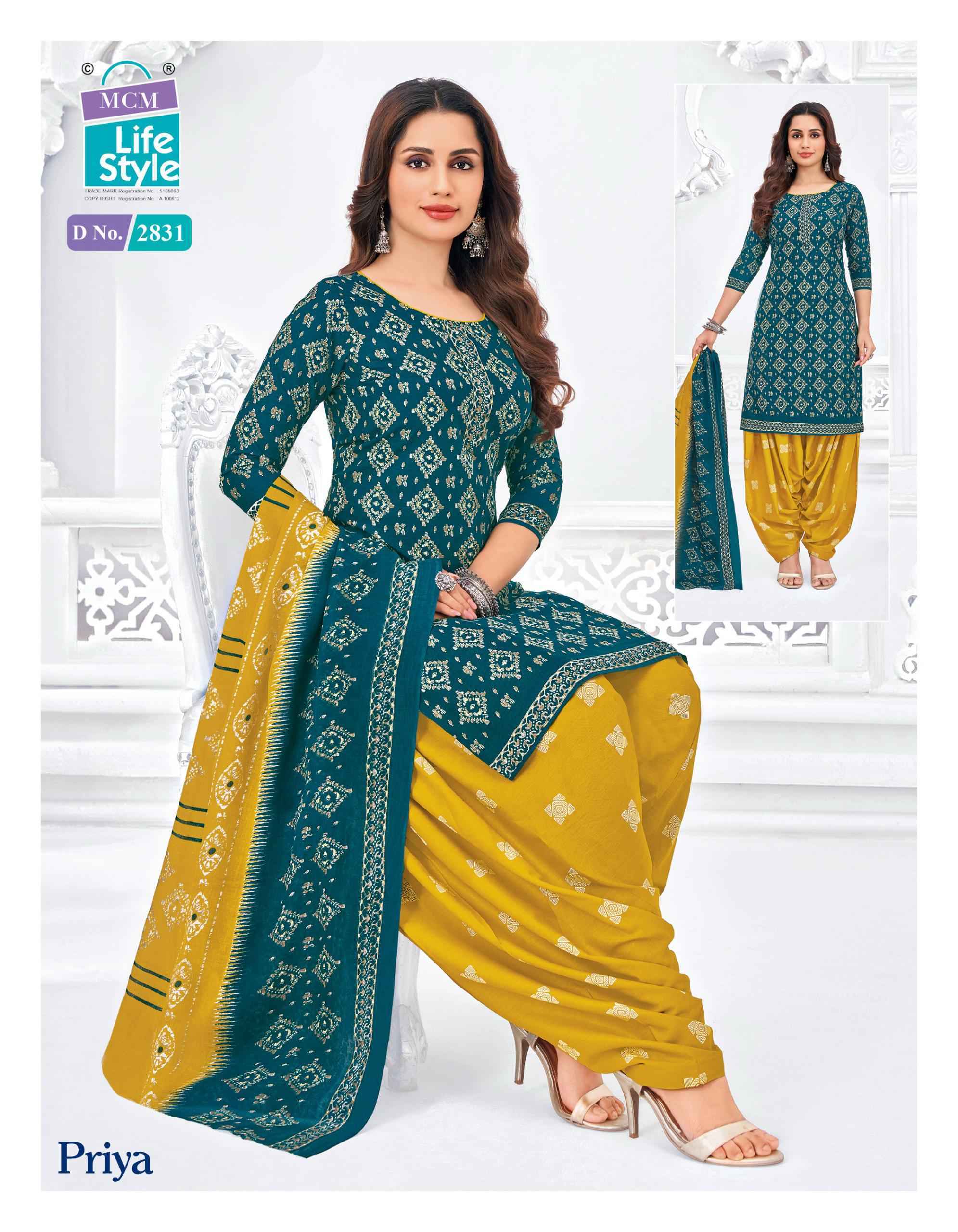 MCM Lifestyle Priya Vol 28 Readymade Cotton Dress Wholesale Price ( 24 Pcs Catalog )