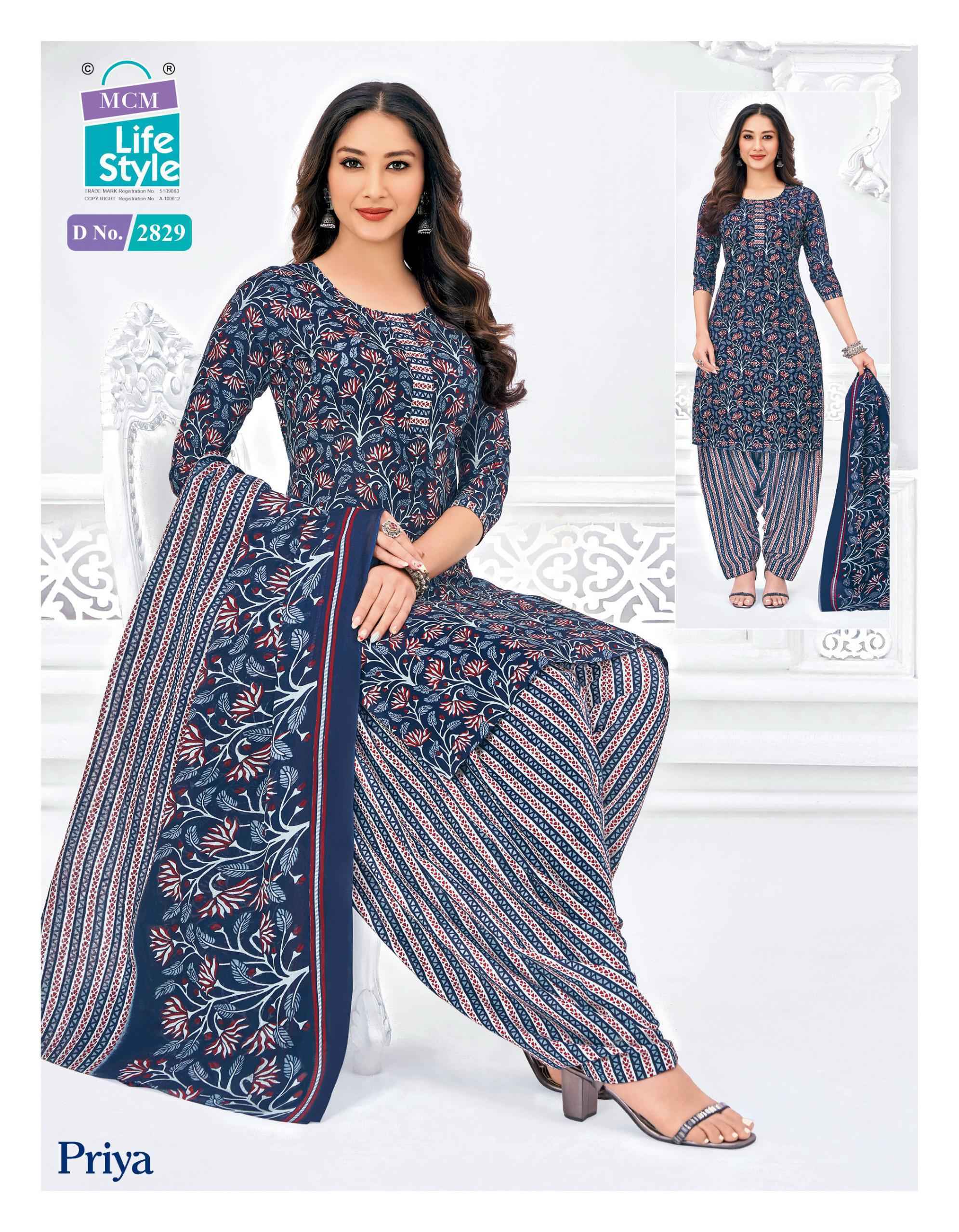 MCM Lifestyle Priya Vol 28 Readymade Cotton Dress Wholesale Price ( 24 Pcs Catalog )