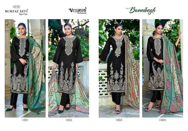 Mumtaz Arts Bunaibagh Pakistani Pashmina Suits Wholesale ( 4 pcs Catalogue )