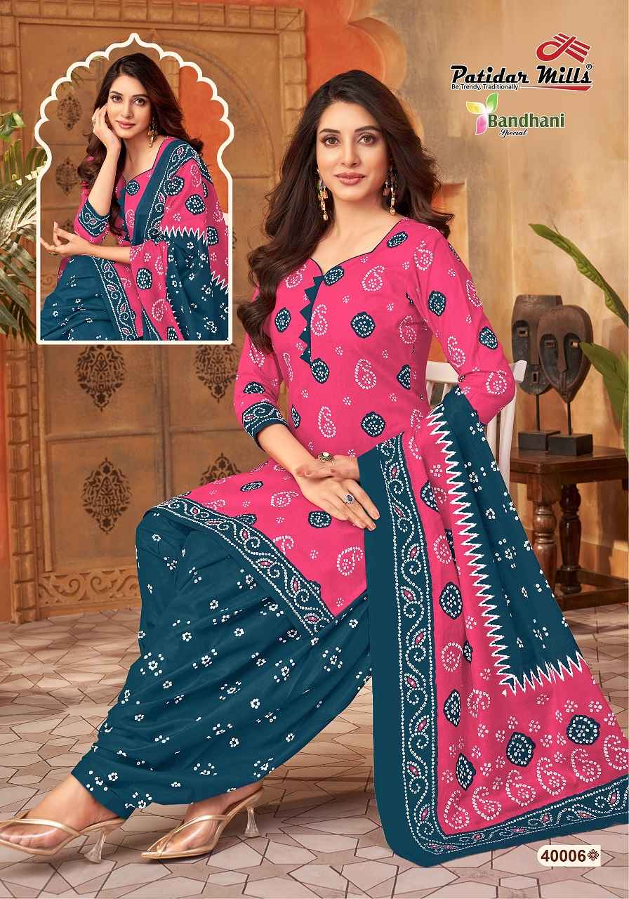 Patidar Bandhani Vol-40 Cotton Dress Material Wholesale Price ( 10 Pcs Catalog )