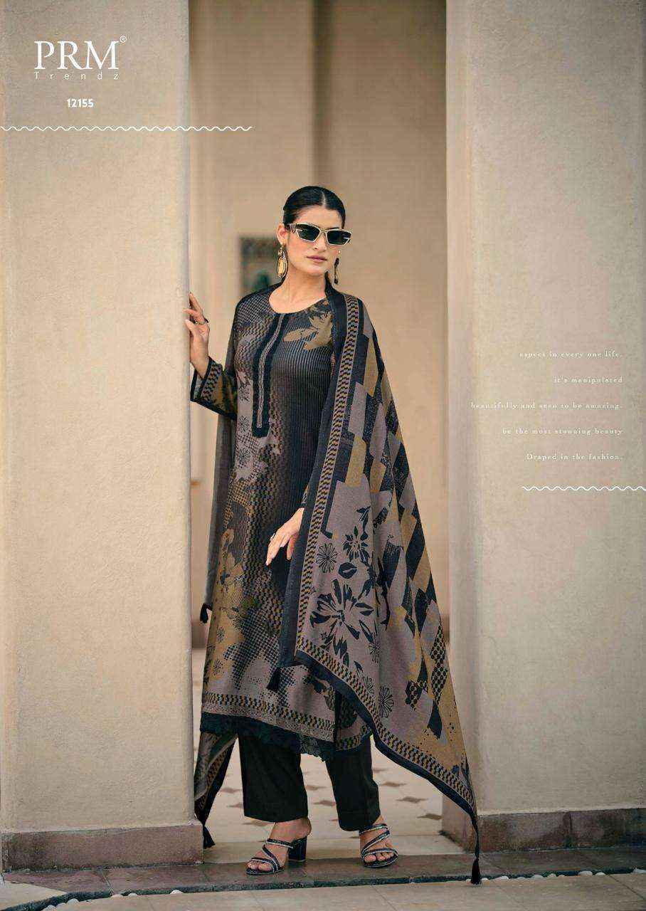 PRM Trendz Jhansi Pashmina Dress Material Collection ( 6 Pcs Catalo )