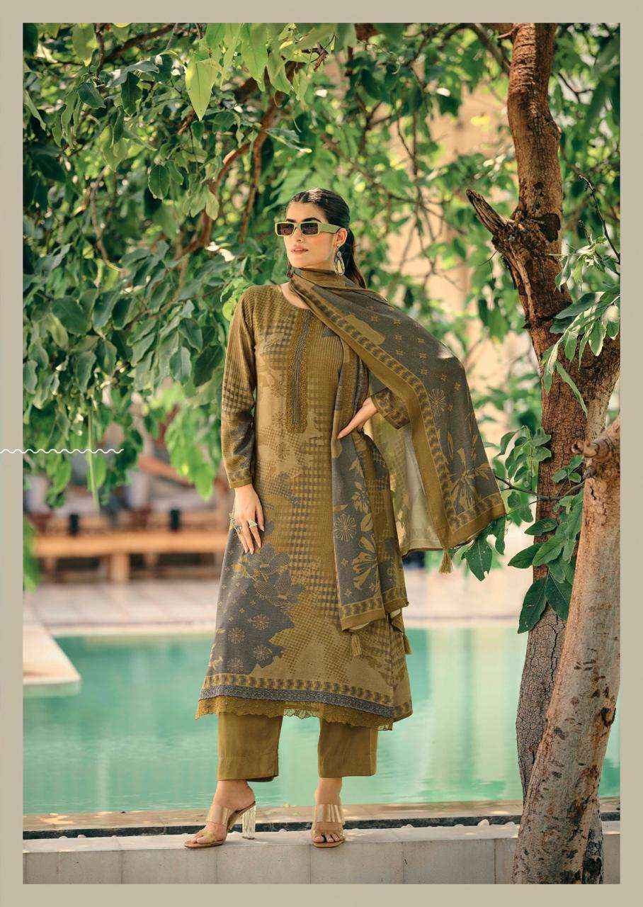 PRM Trendz Jhansi Pashmina Dress Material Collection ( 6 Pcs Catalo )