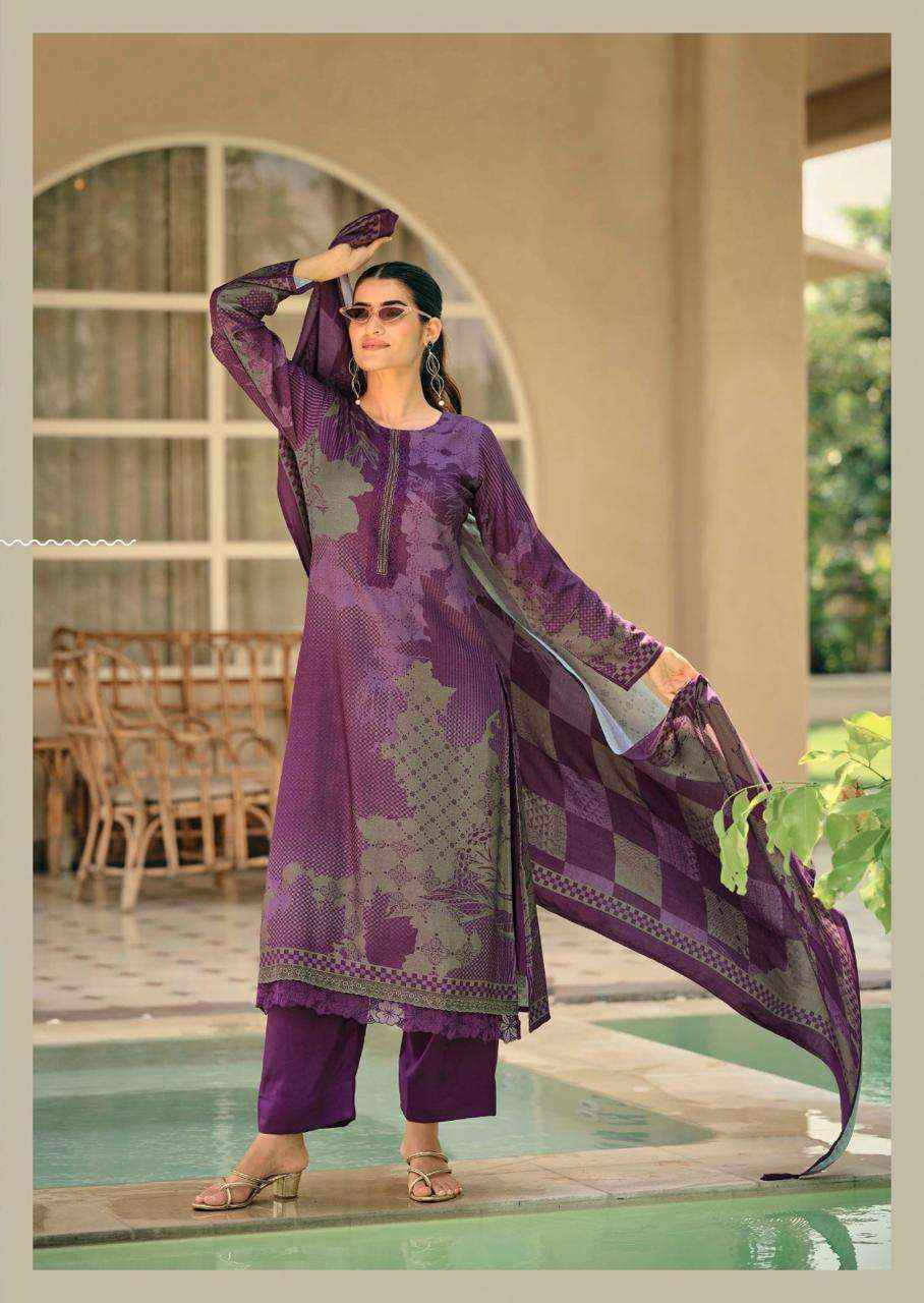 PRM Trendz Jhansi Pashmina Dress Material Collection ( 6 Pcs Catalo )