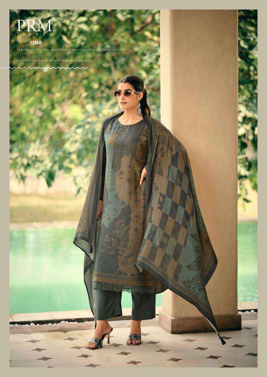PRM Trendz Jhansi Pashmina Dress Material Collection ( 6 Pcs Catalo )