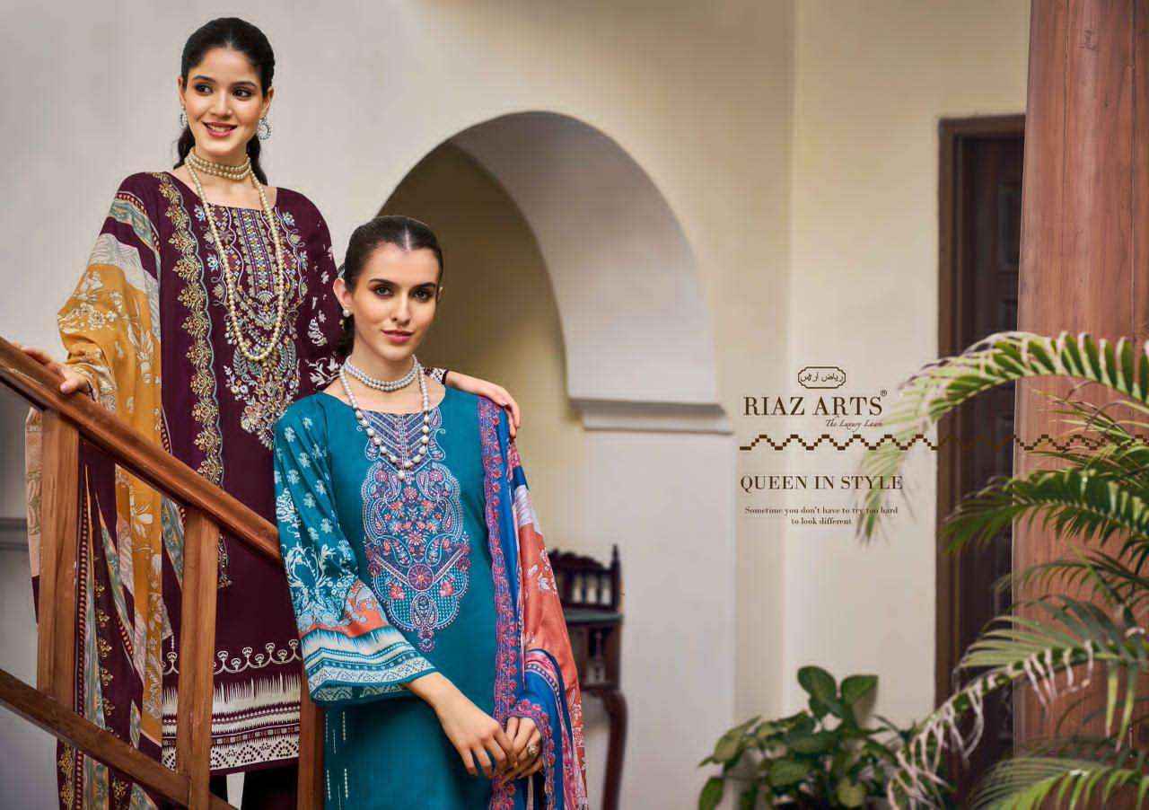 Riaz Arts Bin Saeed Vol 11 Exclusive Cotton Dress Material Wholesale Price ( 6 Pcs Catalog )