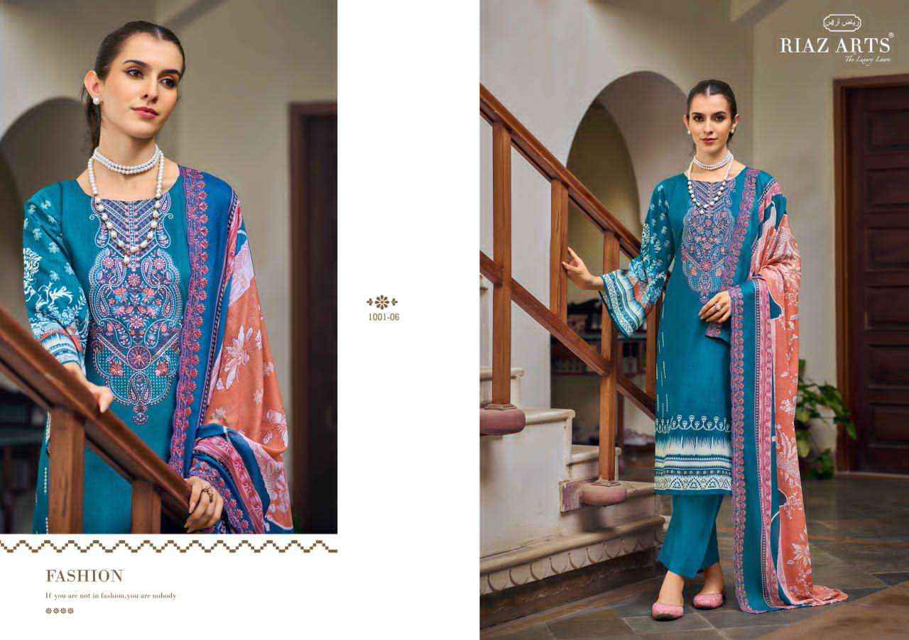 Riaz Arts Bin Saeed Vol 11 Exclusive Cotton Dress Material Wholesale Price ( 6 Pcs Catalog )