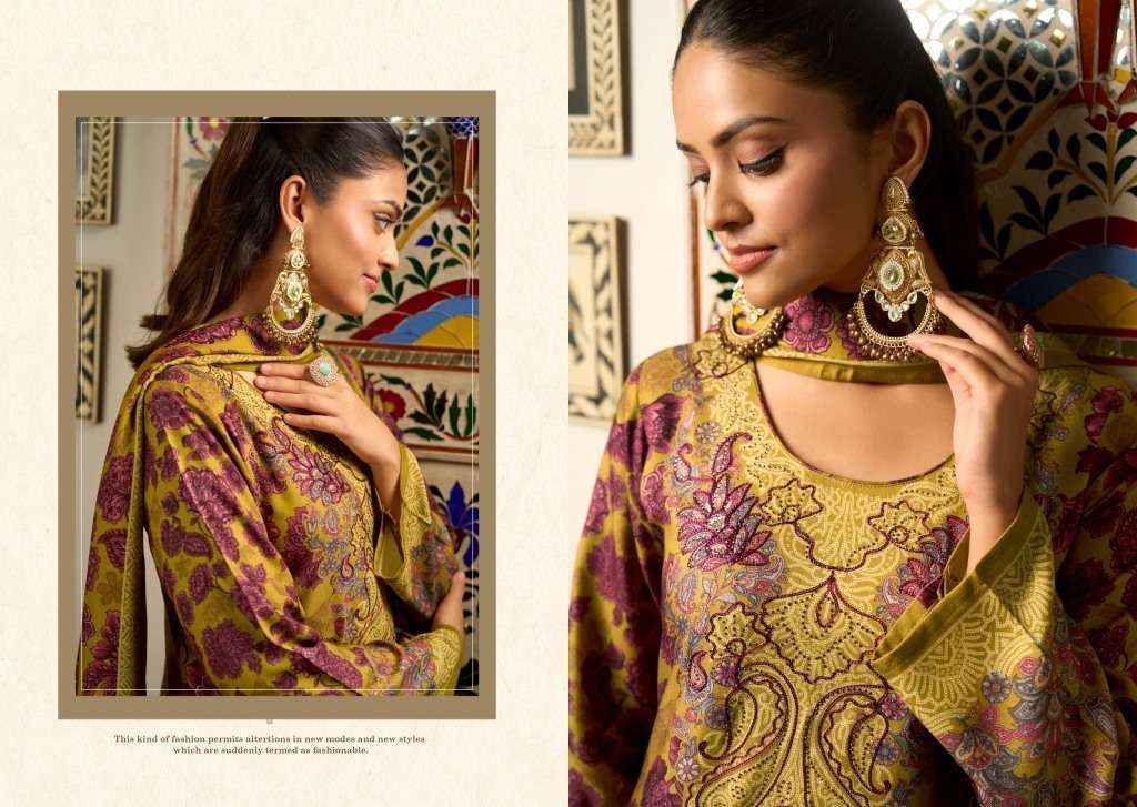 Rupali Fashion Gul E Libaas Latest Designs Pashmina Dress Material Wholesale Price ( 6 Pcs Catalog )