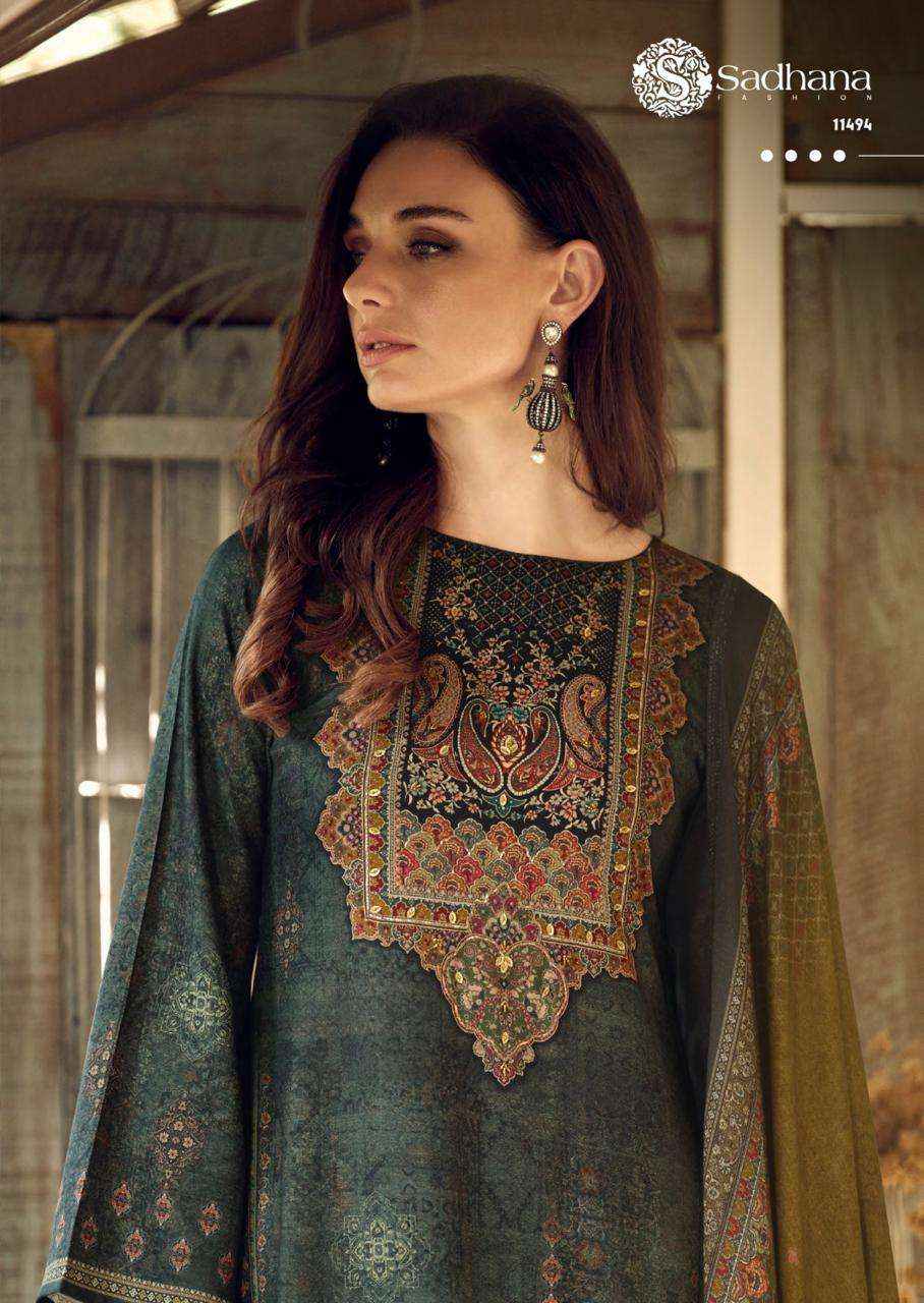 Sadhana Fashion Amariah Fancy Pashmina Winter Wear Collection  Wholesale Price ( 6 Pcs Catalog )