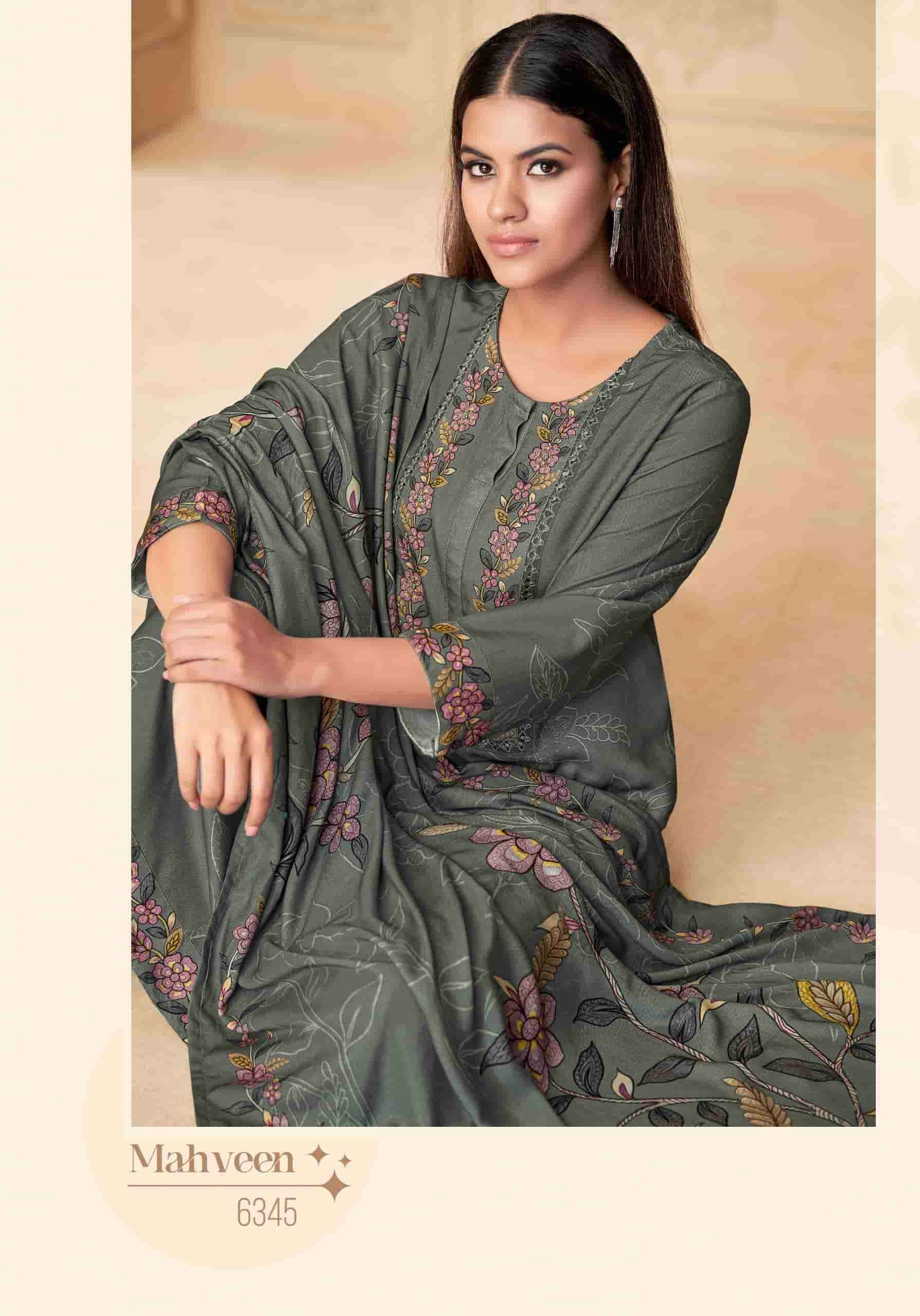 Sahiba Mahveen Winter Wear Pure Pashmina Suit Wholesale Price ( 6 Pcs Catalog )