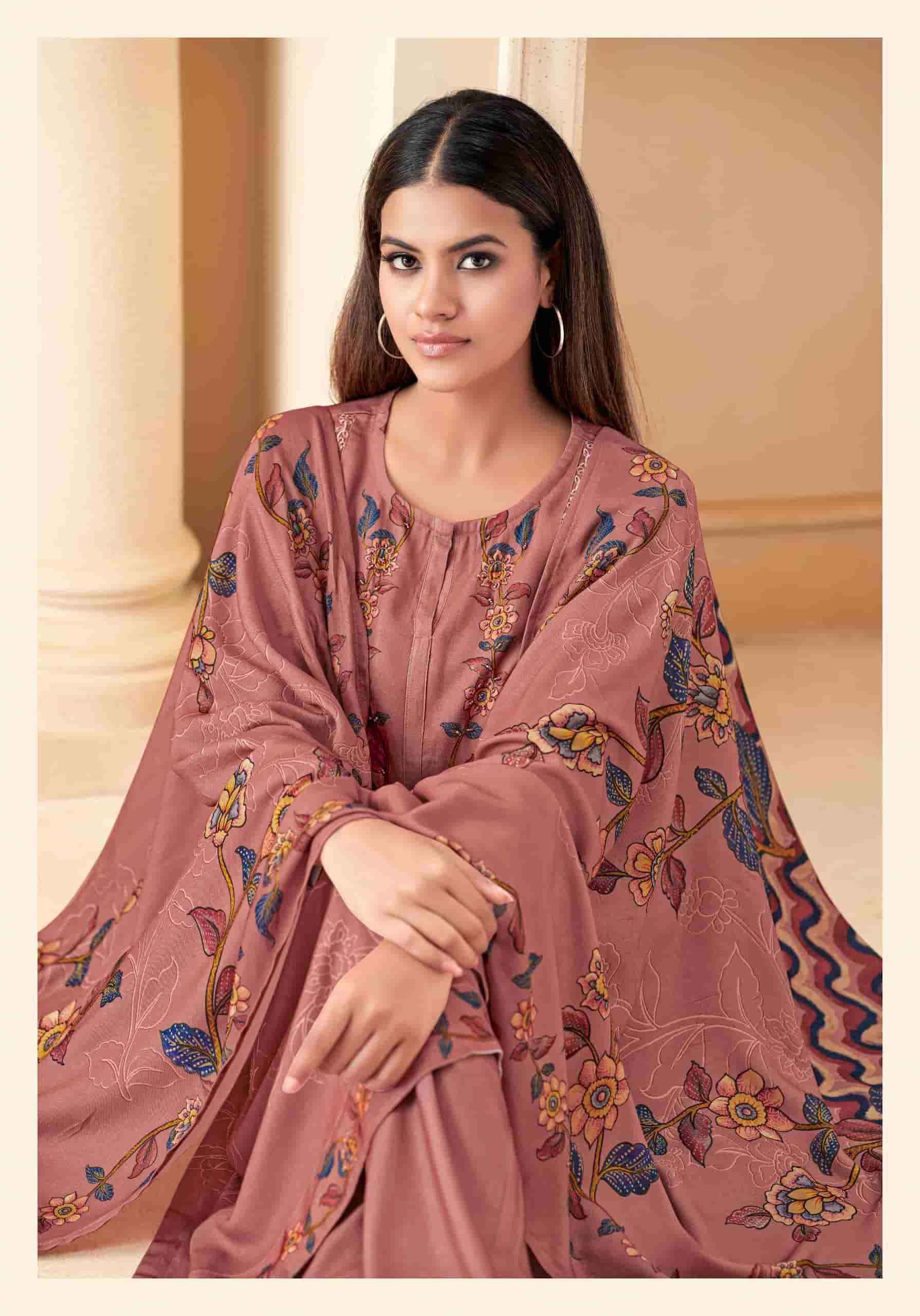 Sahiba Mahveen Winter Wear Pure Pashmina Suit Wholesale Price ( 6 Pcs Catalog )