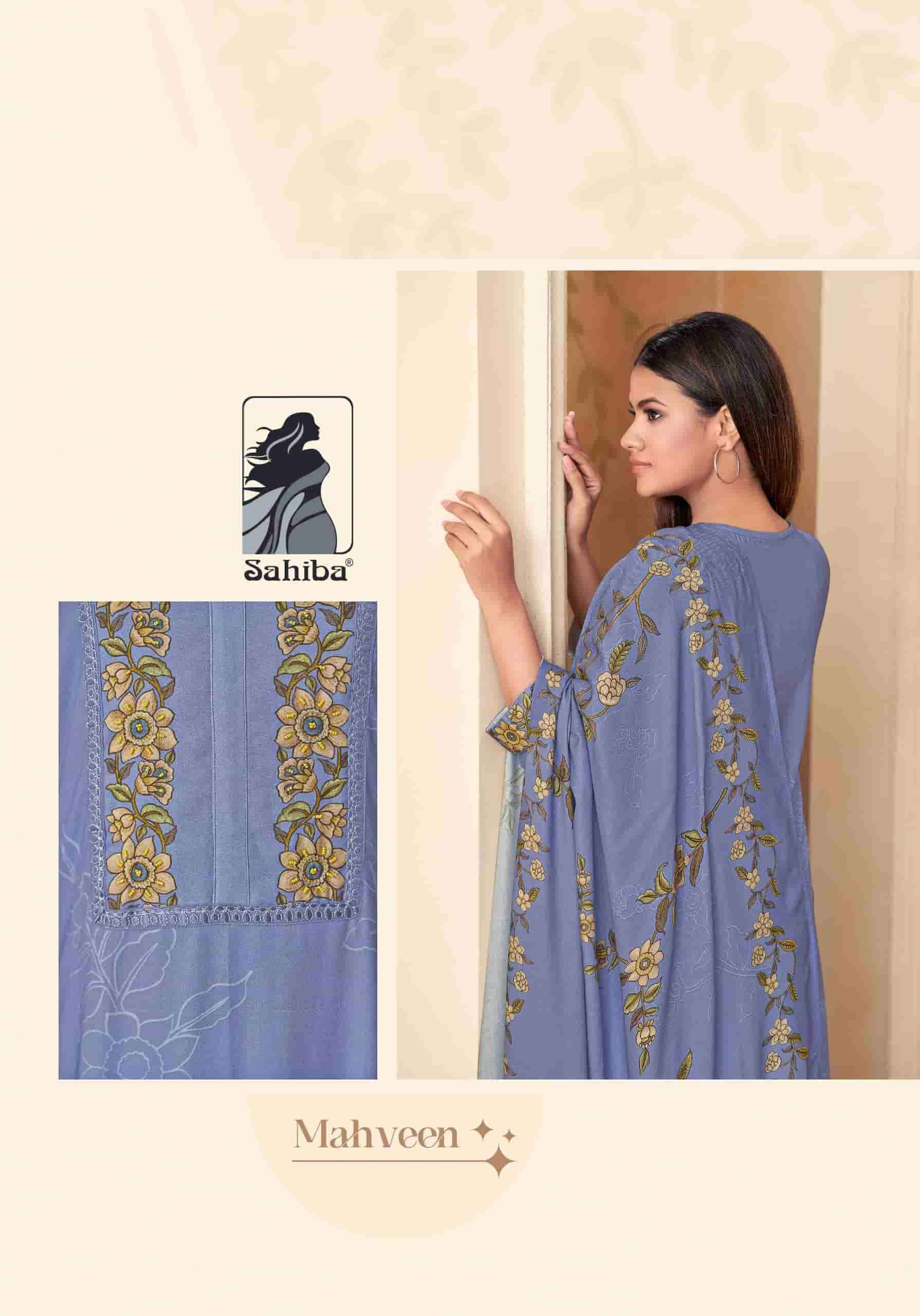 Sahiba Mahveen Winter Wear Pure Pashmina Suit Wholesale Price ( 6 Pcs Catalog )