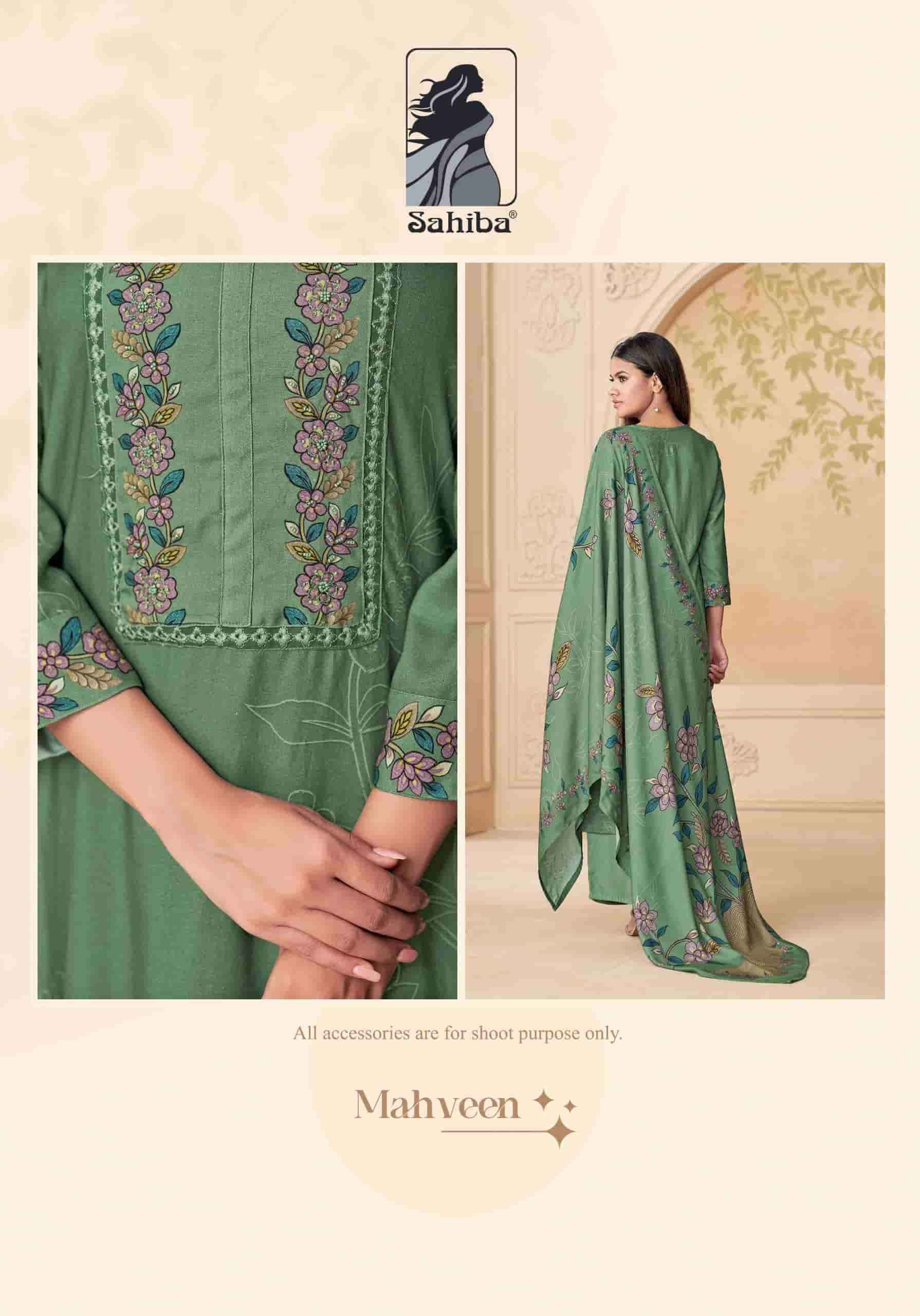 Sahiba Mahveen Winter Wear Pure Pashmina Suit Wholesale Price ( 6 Pcs Catalog )