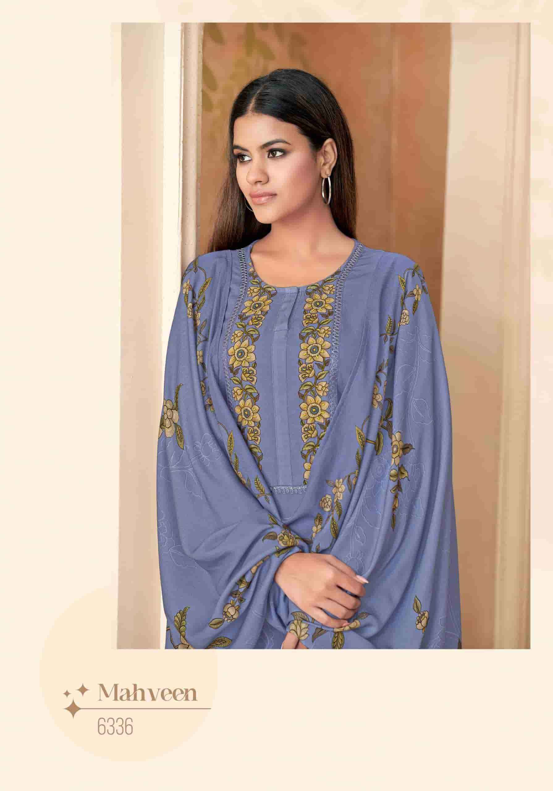 Sahiba Mahveen Winter Wear Pure Pashmina Suit Wholesale Price ( 6 Pcs Catalog )