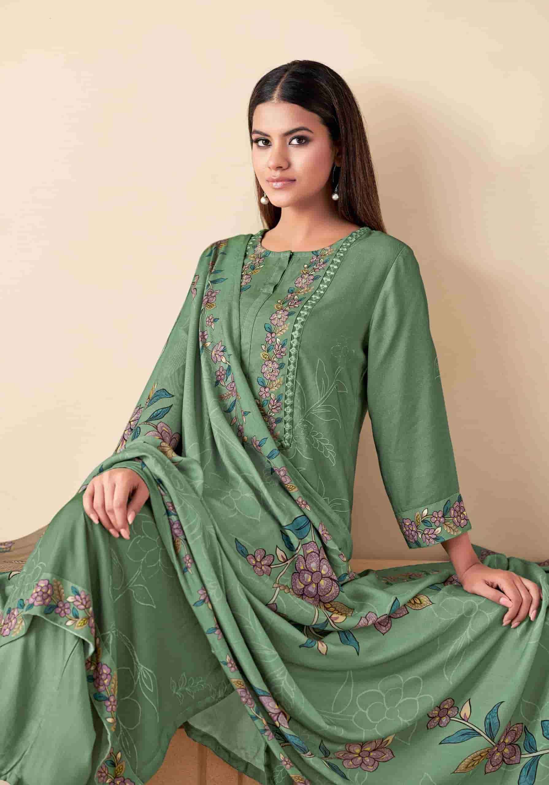 Sahiba Mahveen Winter Wear Pure Pashmina Suit Wholesale Price ( 6 Pcs Catalog )