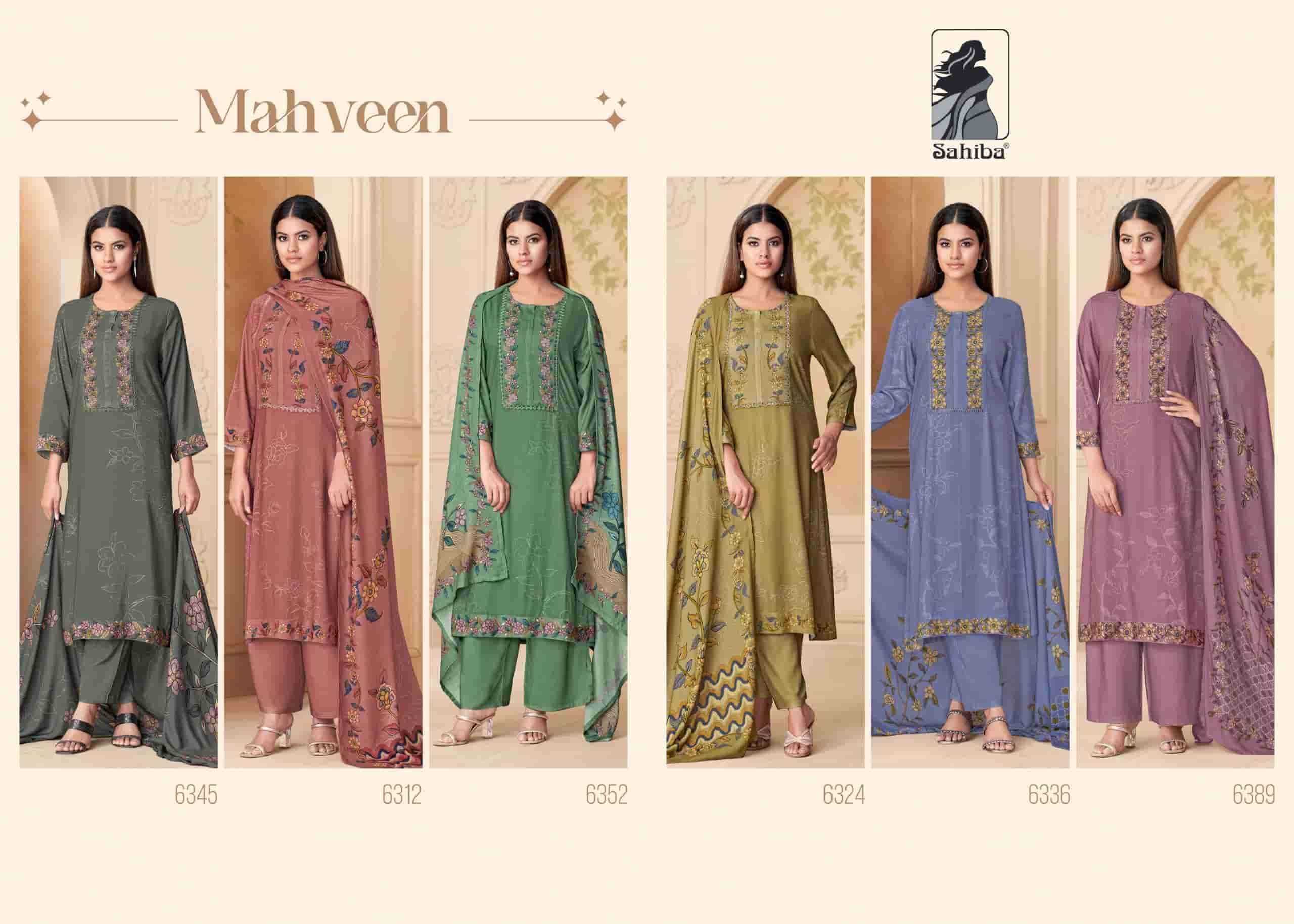 Sahiba Mahveen Winter Wear Pure Pashmina Suit Wholesale Price ( 6 Pcs Catalog )