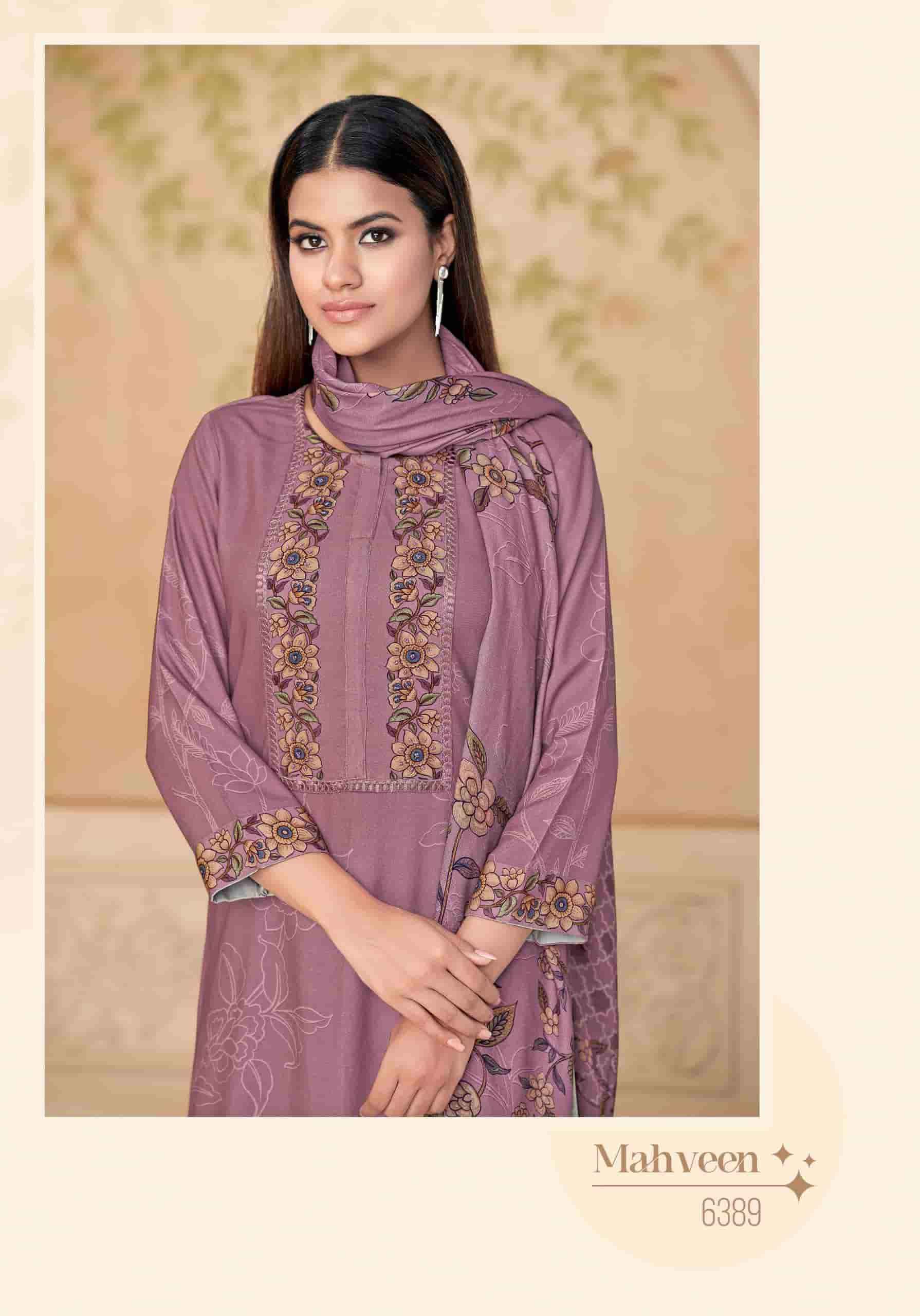 Sahiba Mahveen Winter Wear Pure Pashmina Suit Wholesale Price ( 6 Pcs Catalog )
