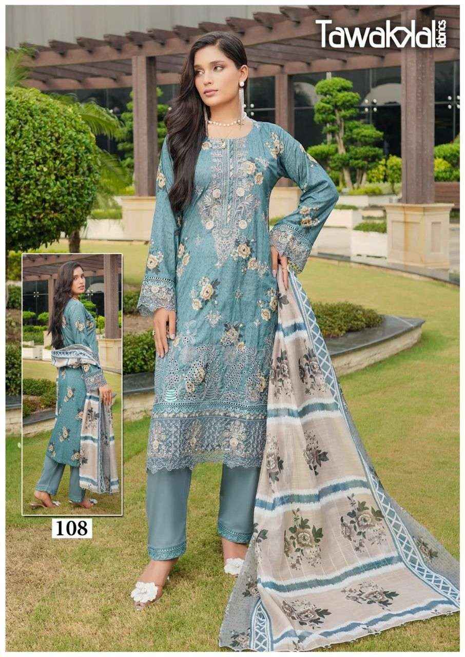 Tawakkal Saba Readymade Karachi Cotton 3 Piece Suits Wholesale Price ( 10 Pcs Catalog )