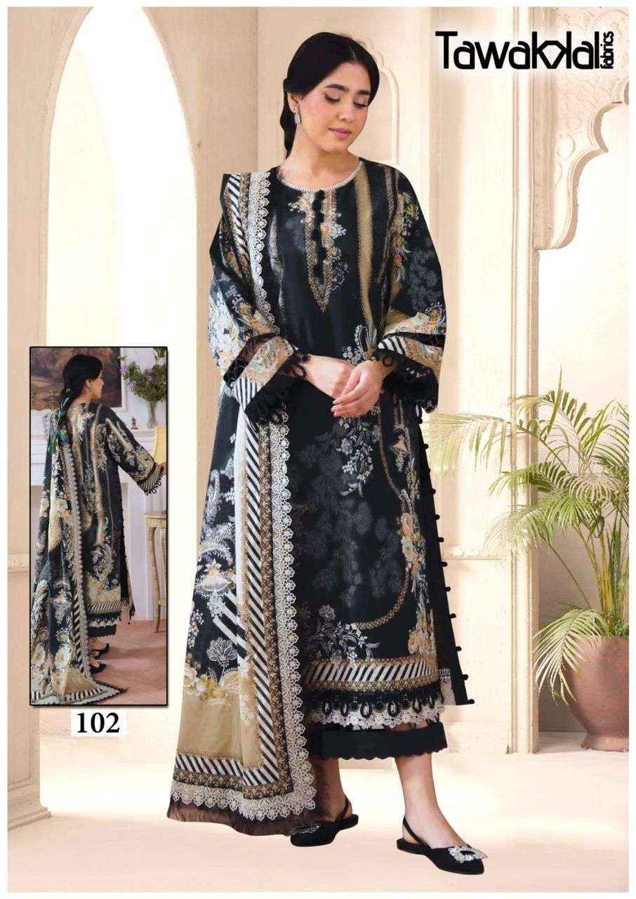 Tawakkal Saba Readymade Karachi Cotton 3 Piece Suits Wholesale Price ( 10 Pcs Catalog )