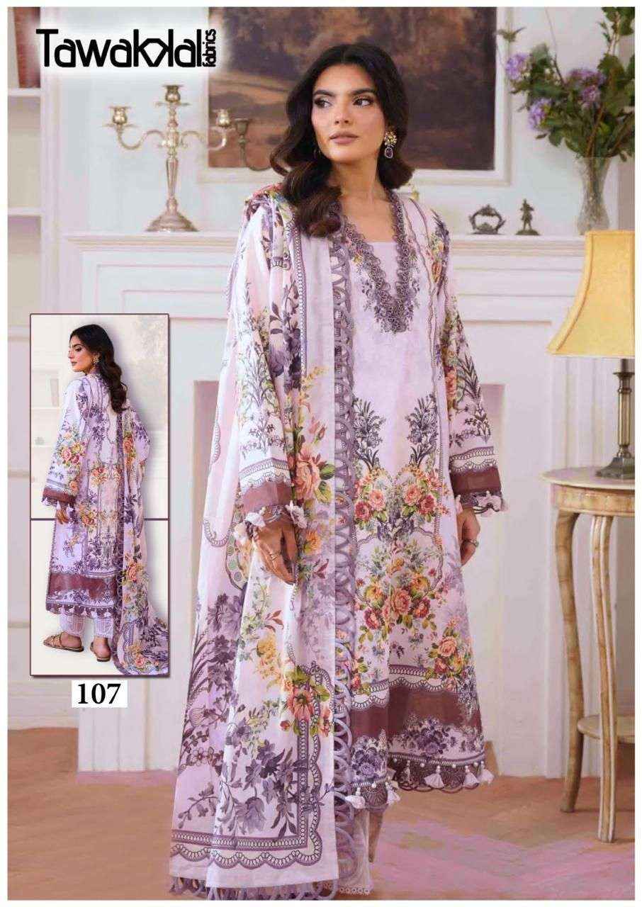 Tawakkal Saba Readymade Karachi Cotton 3 Piece Suits Wholesale Price ( 10 Pcs Catalog )
