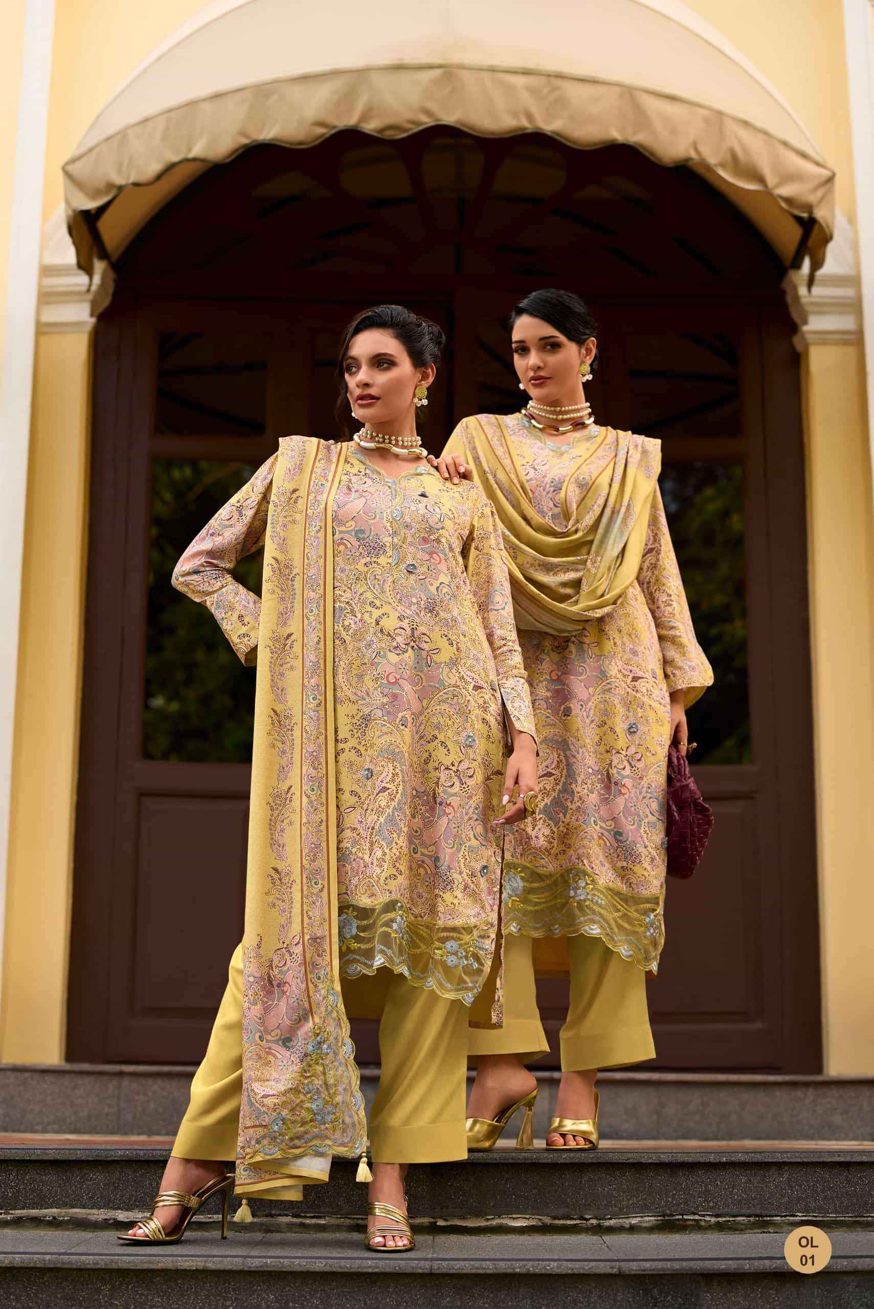 Varsha One And Only Exclusive Fancy Pashmina Suit Wholesale Price ( 4 Pcs Catalog )
