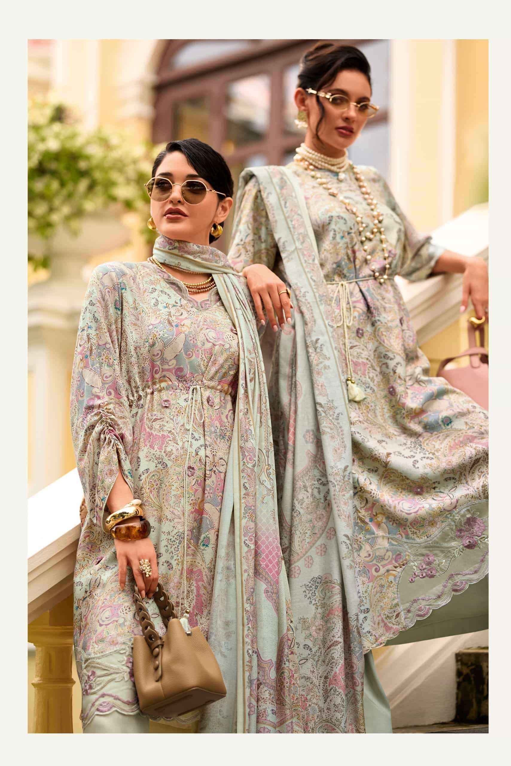 Varsha One And Only Exclusive Fancy Pashmina Suit Wholesale Price ( 4 Pcs Catalog )