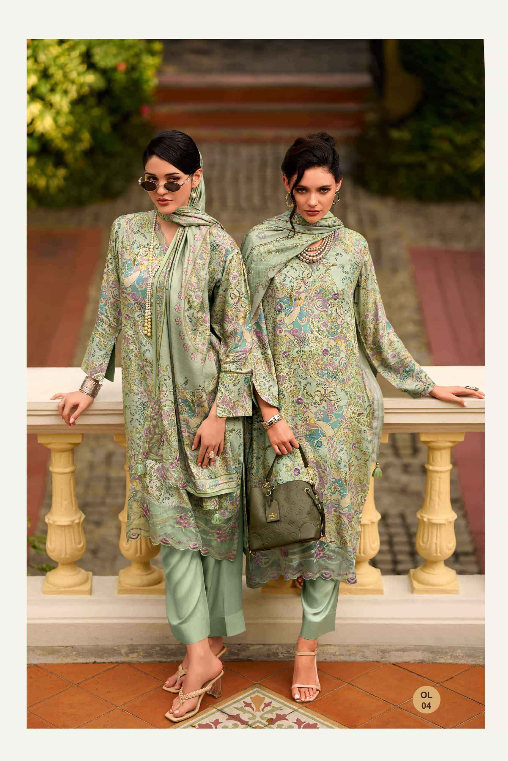 Varsha One And Only Exclusive Fancy Pashmina Suit Wholesale Price ( 4 Pcs Catalog )