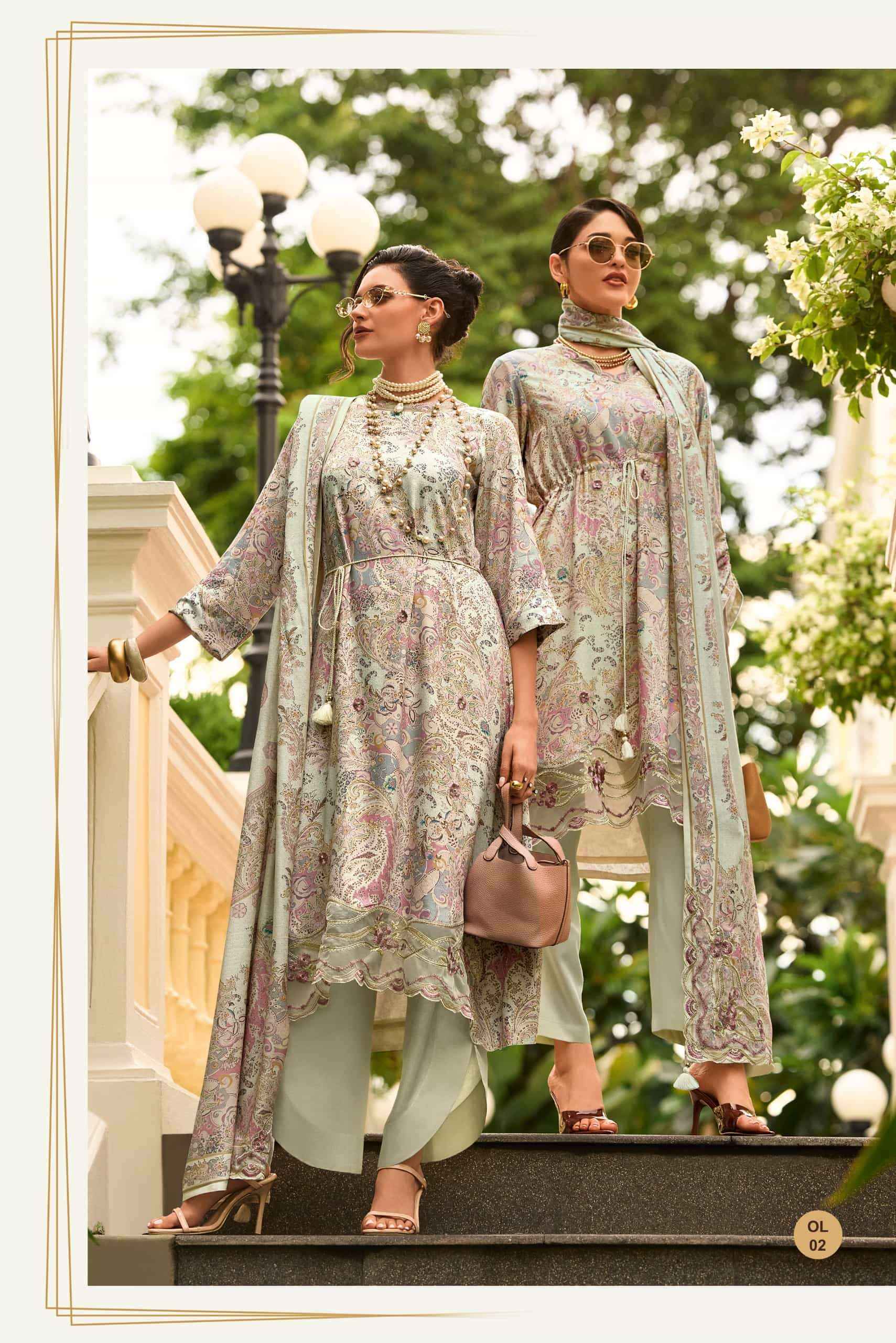 Varsha One And Only Exclusive Fancy Pashmina Suit Wholesale Price ( 4 Pcs Catalog )