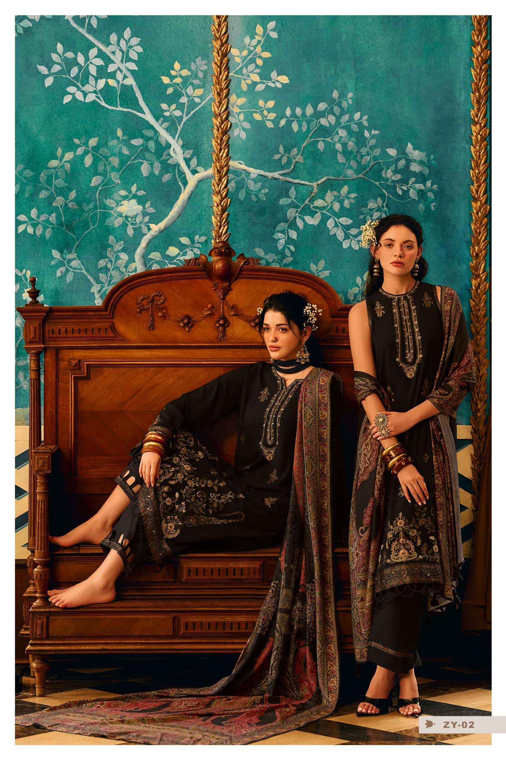 Varsha Zyan Winter Collection Fancy Ladies Suit Wholesale Price  ( 3 Pcs Catalog )