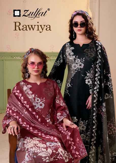 Zulfat Designer Rawiya Jam Cotton Dress Material Wholesale Price ( 4 pcs Catalogue )