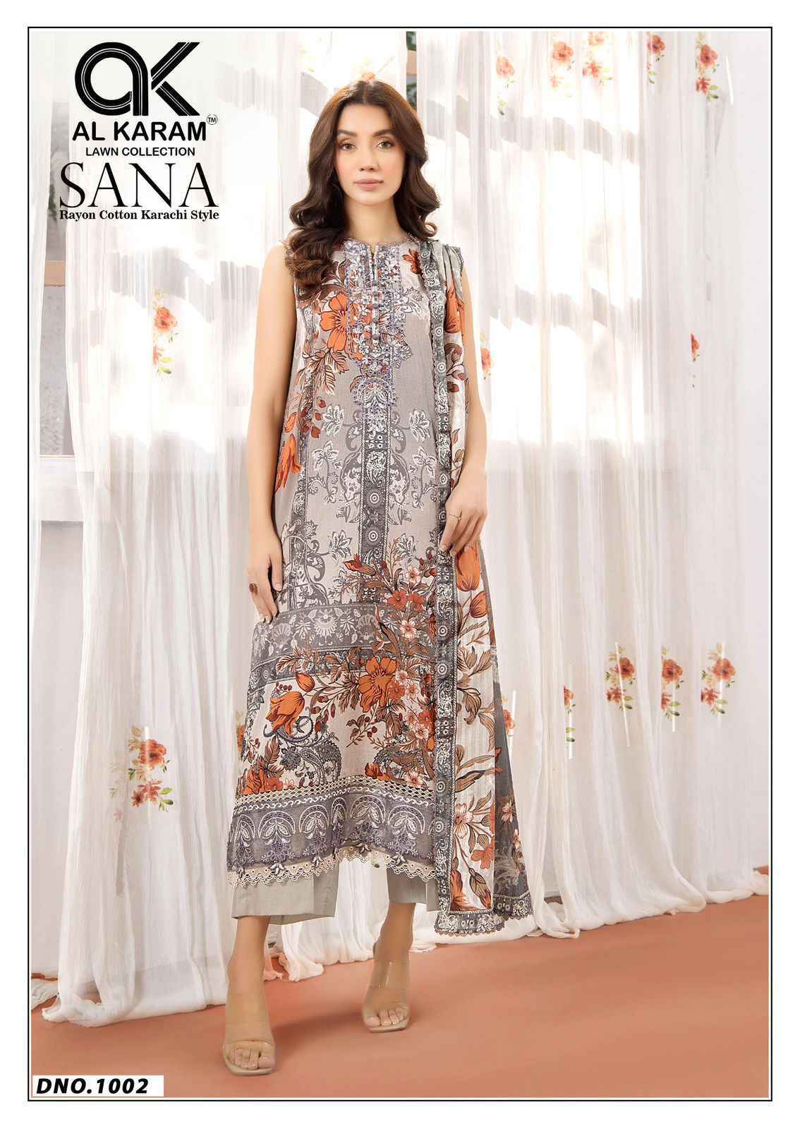 Al Karam Sana Cotton Dress Material Collection ( 6 Pcs Catalog )
