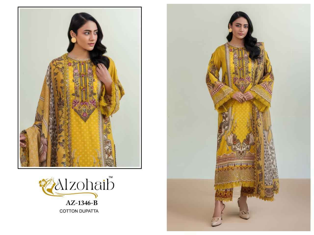 Al Zohaib Aalsha Vol 1 Cotton Dress Material Collection ( 4 Pcs Catalog )