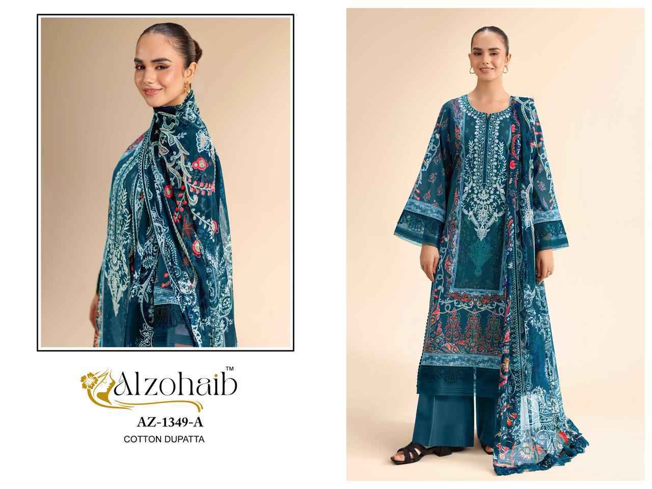 Al Zohaib Aalsha Vol 1 Cotton Dress Material Collection ( 4 Pcs Catalog )