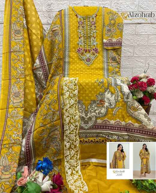 Al Zohaib Aalsha Vol 1 Cotton Dress Material Collection ( 4 Pcs Catalog )