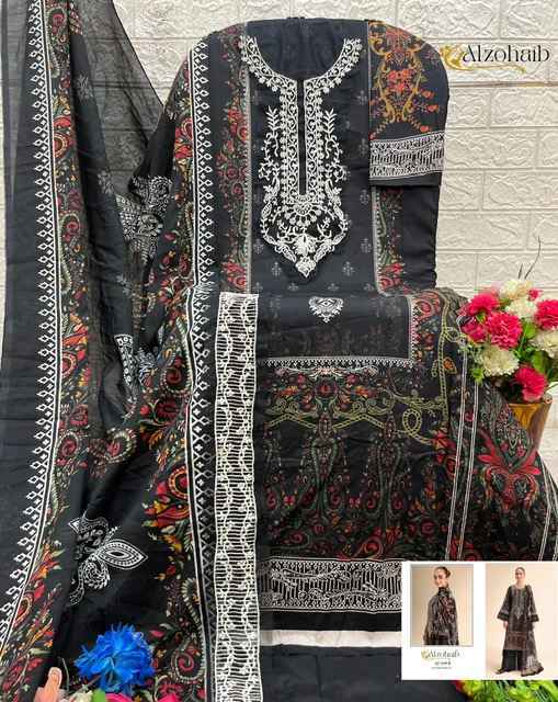 Al Zohaib Aalsha Vol 1 Cotton Dress Material Collection ( 4 Pcs Catalog )