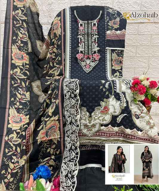 Al Zohaib Aalsha Vol 1 Cotton Dress Material Collection ( 4 Pcs Catalog )