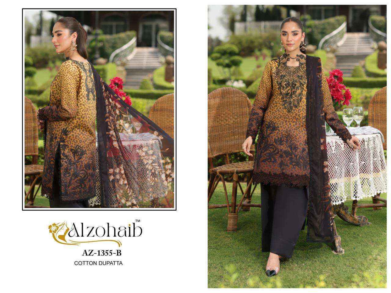 Al Zohaib Aamina Vol 1 Cotton Dress Material Wholesale Price ( 4 Pcs Catalog )